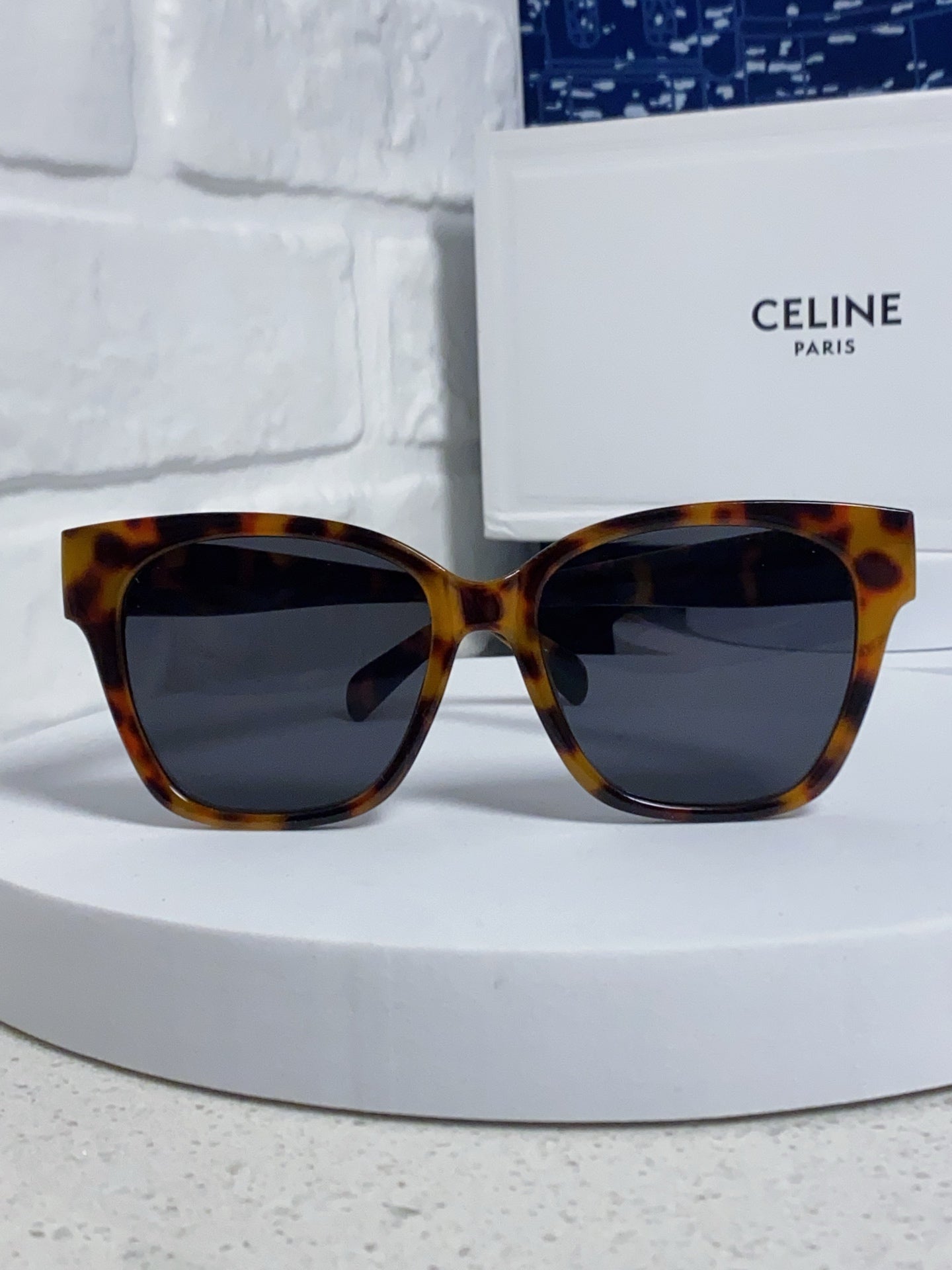 Celine Cat-Eye Black Lens Sunglasses for Men & Women - 382530 - detail image 2