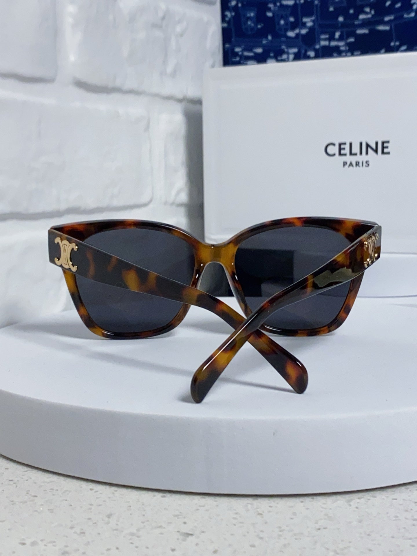 Celine Cat-Eye Black Lens Sunglasses for Men & Women - 382530 - detail image 3