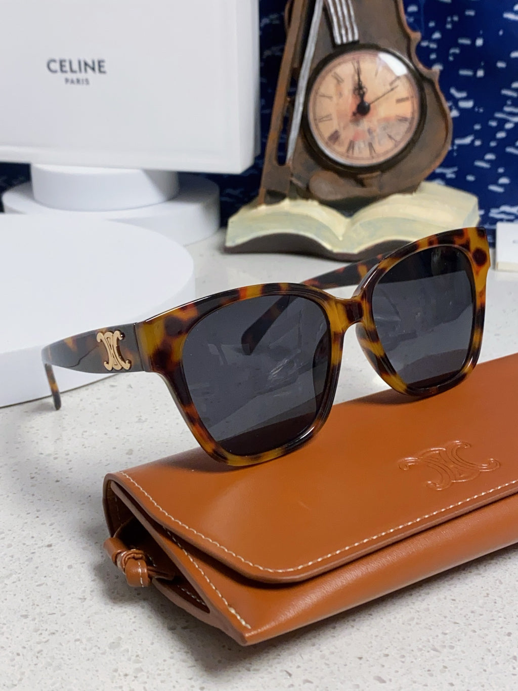 Celine Cat-Eye Black Lens Sunglasses for Men & Women - 382530 - detail image 9