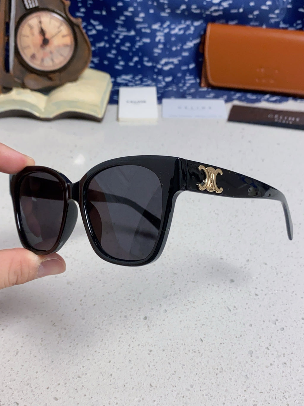 Celine Cat-Eye Pink Lens Sunglasses for Men & Women - detail image 6