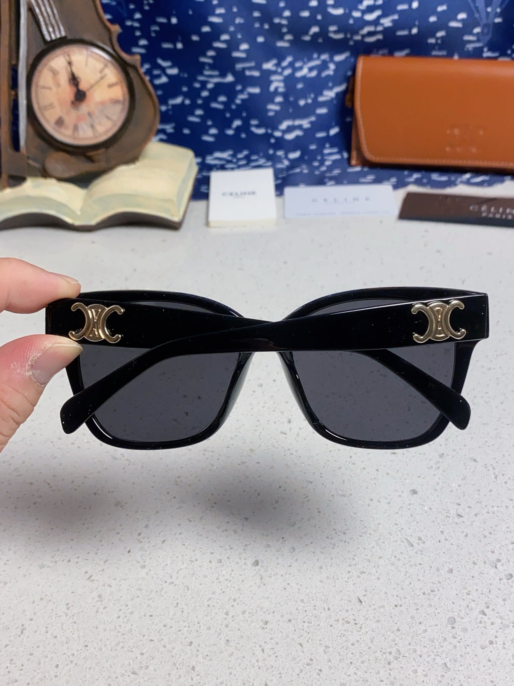 Celine Cat-Eye Pink Lens Sunglasses for Men & Women - detail image 5