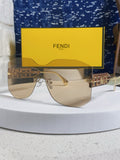 Fendi Lightweight Rimless Brown Lens Sunglasses for Men & Women - 383033