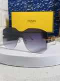 Fendi Lightweight Rimless Gray Lens Sunglasses for Men & Women - 383035