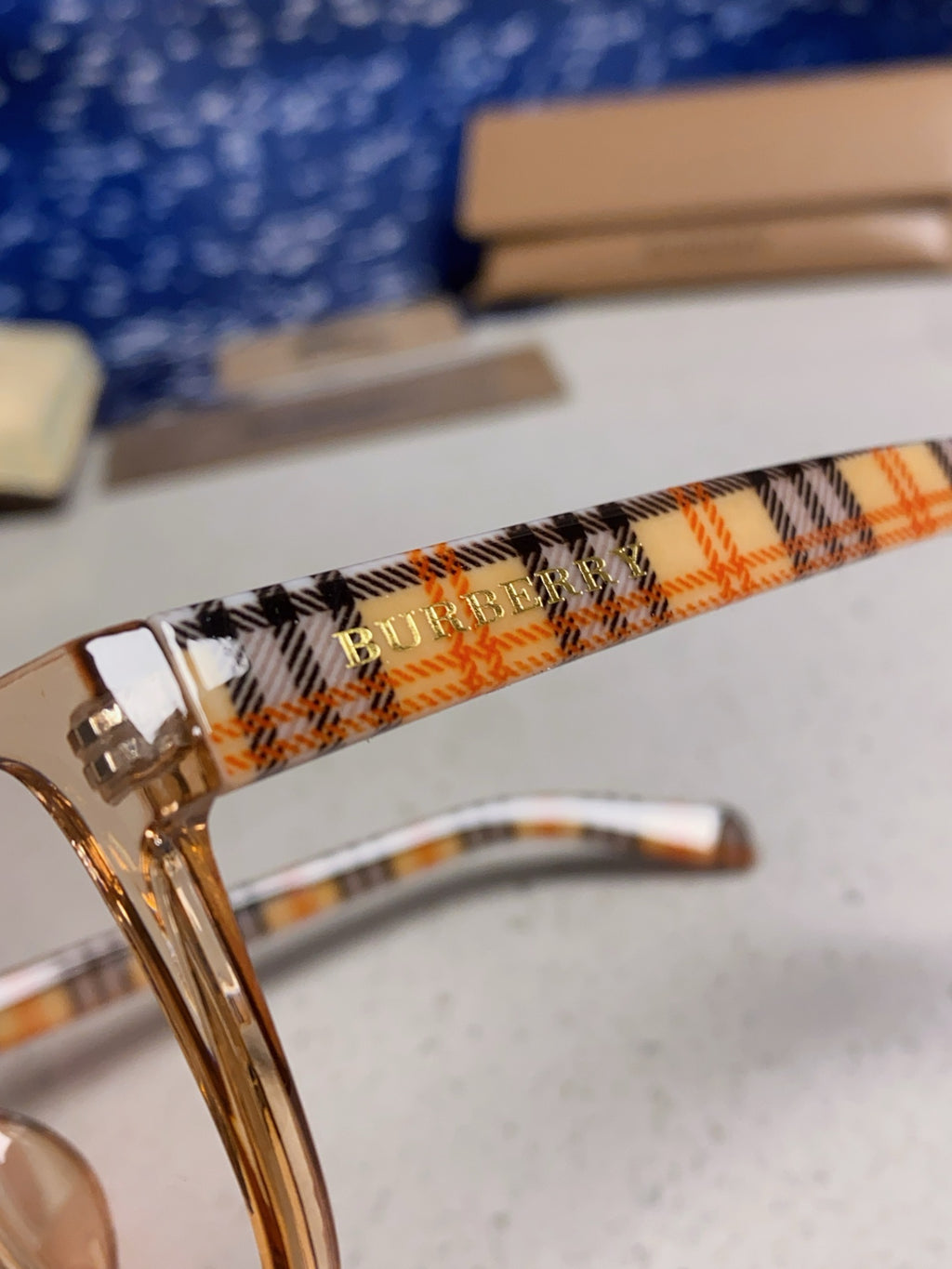 Burberry Blue-Light Fashion Silver Lens Sunglasses for Men & Women - 382875 - detail image 7