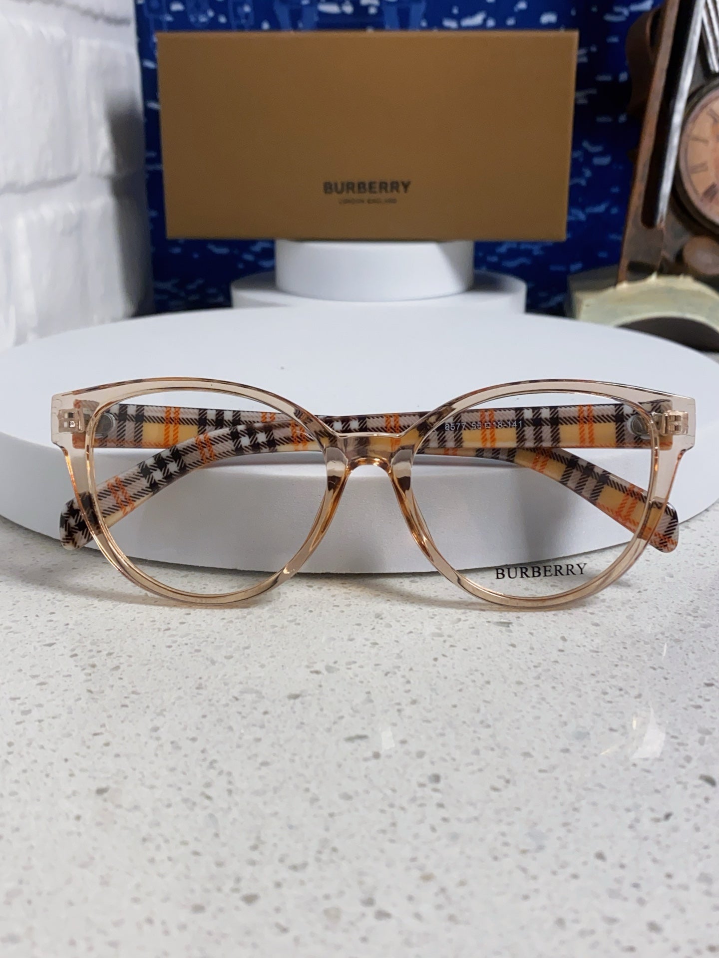 Burberry Blue-Light Fashion Silver Lens Sunglasses for Men & Women - 382875 - detail image 9