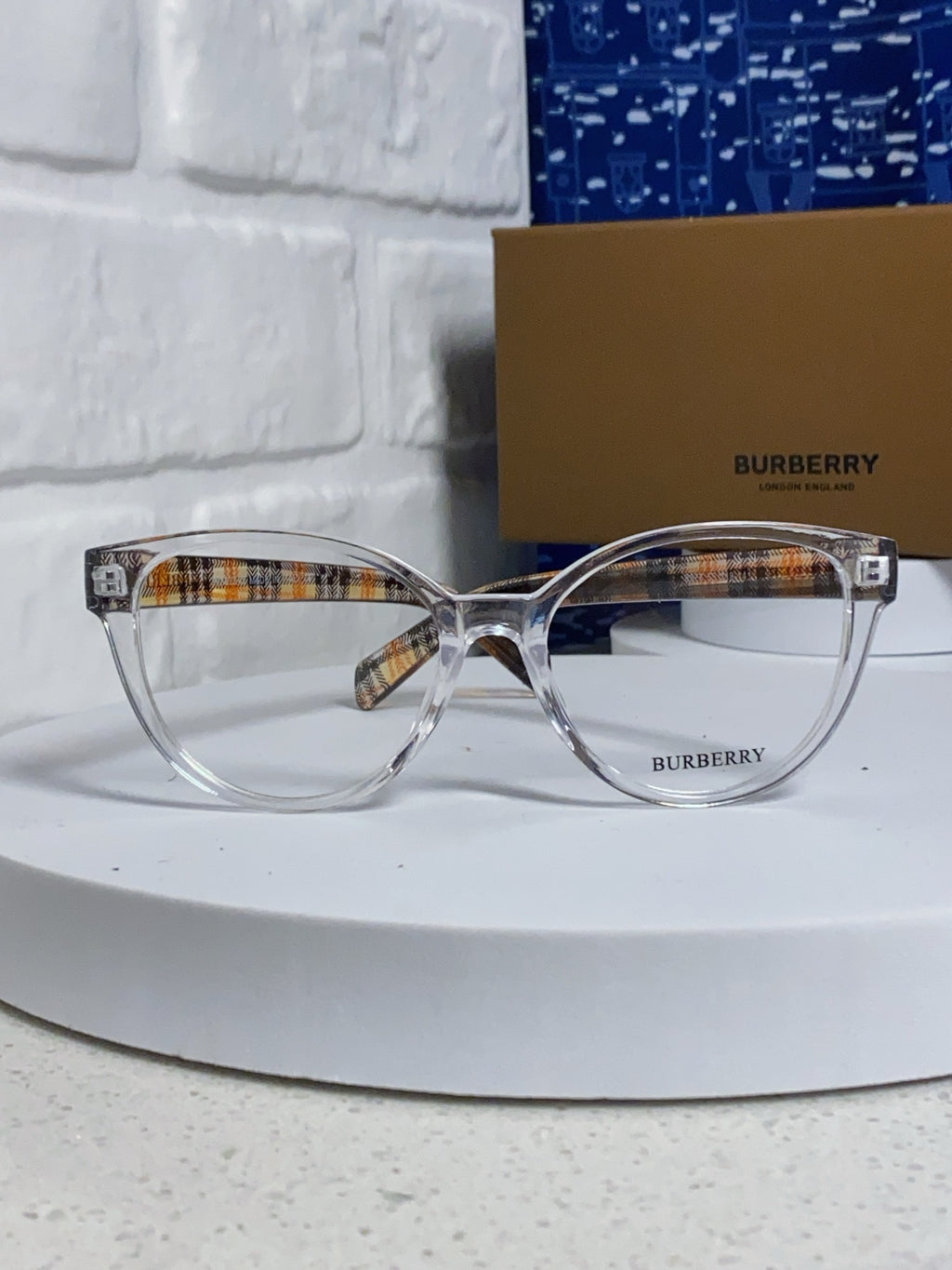 Burberry Blue-Light Fashion Silver Lens Sunglasses for Men & Women - 382876 - detail image 2