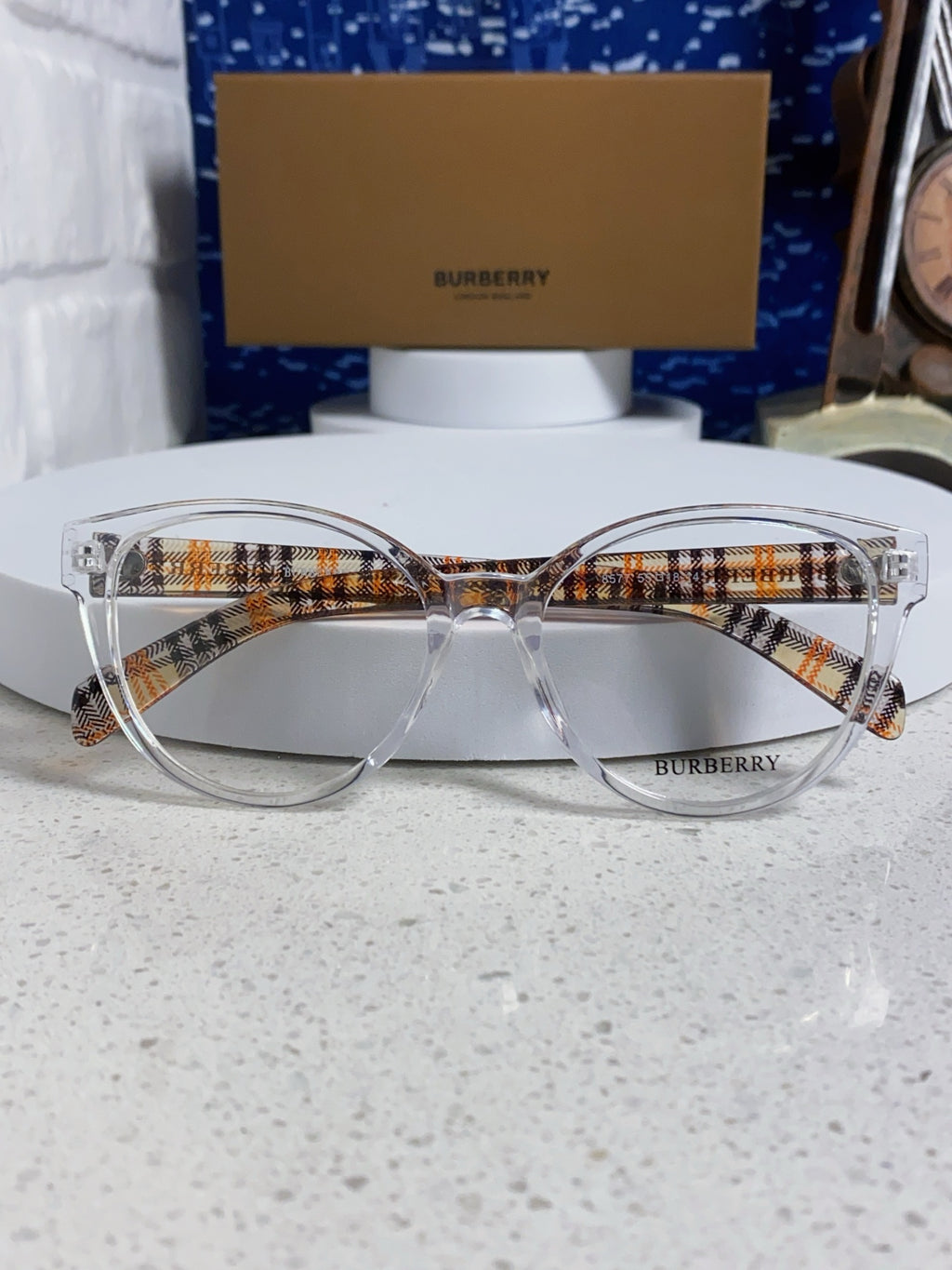 Burberry Blue-Light Fashion Silver Lens Sunglasses for Men & Women - 382876 - detail image 9