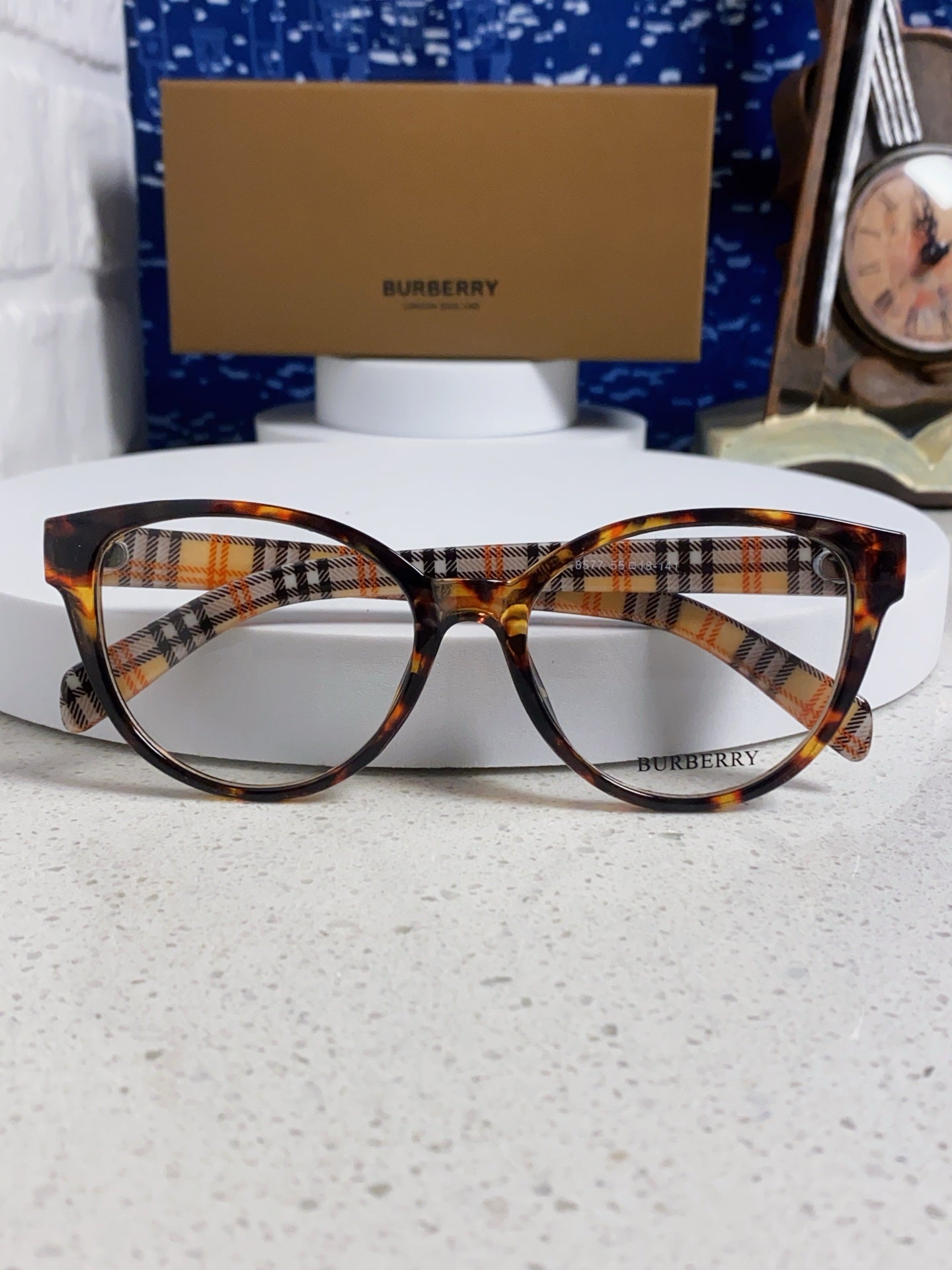 Burberry Blue-Light Fashion Silver Lens Sunglasses for Men & Women - 382877 - detail image 9