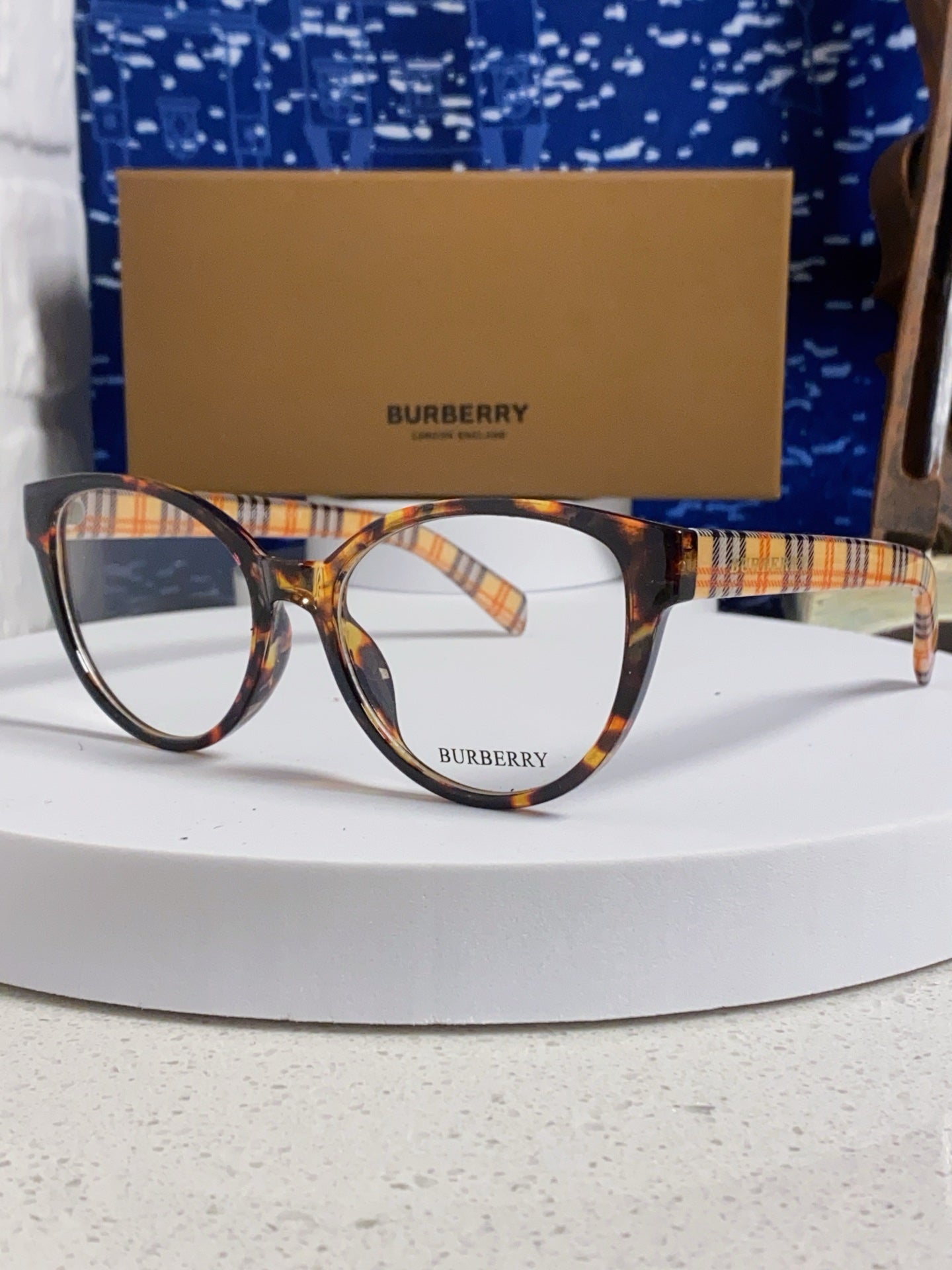 Burberry Blue-Light Fashion Silver Lens Sunglasses for Men & Women - 382877