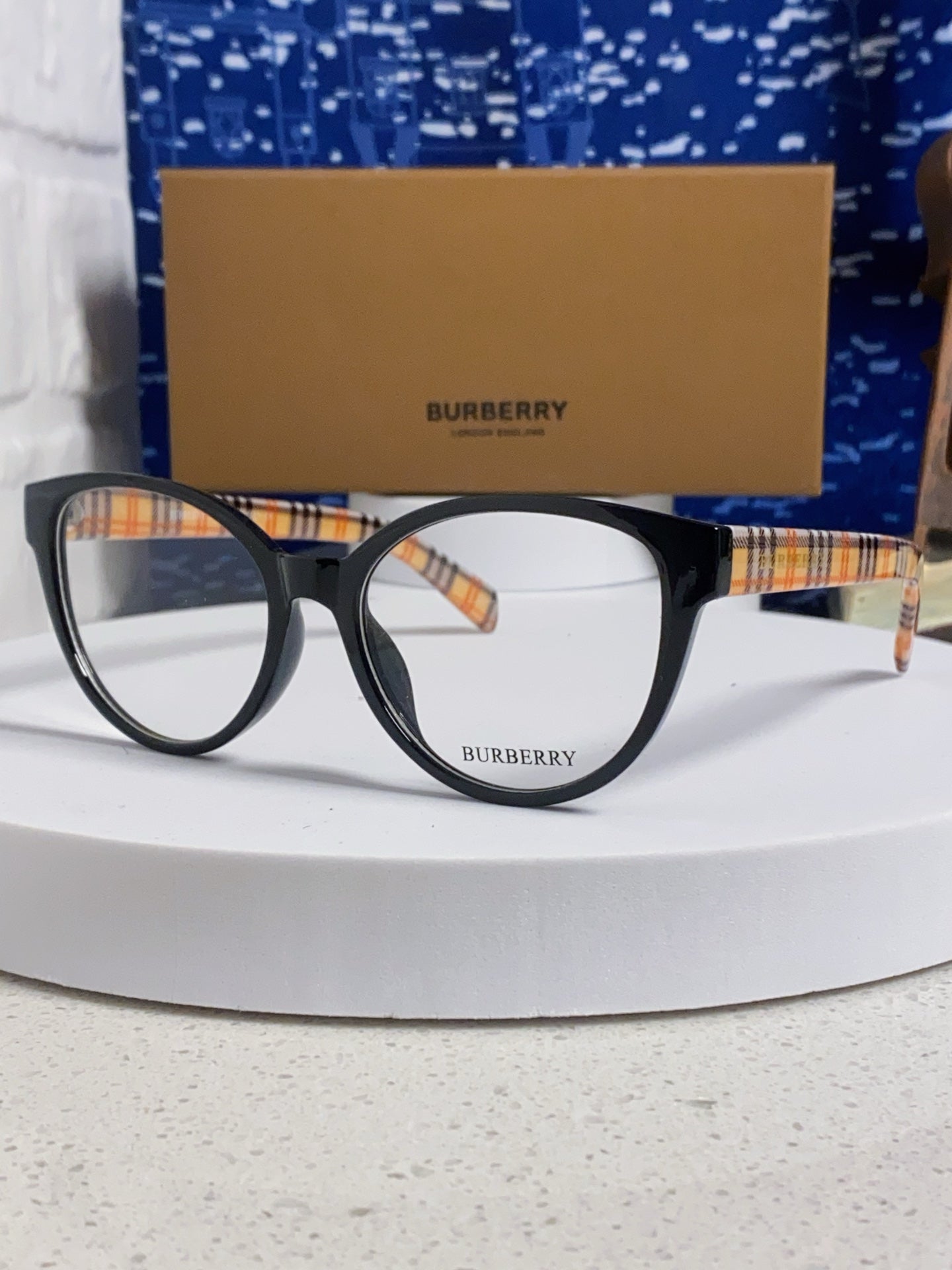 Burberry Blue-Light Fashion Silver Lens Sunglasses for Men & Women