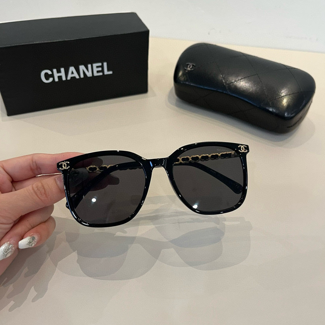 Chanel Oversized Silver Lens Sunglasses for Men & Women - 448957 - detail image 5