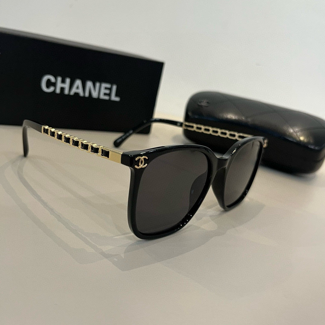 Chanel Oversized Silver Lens Sunglasses for Men & Women - 448957
