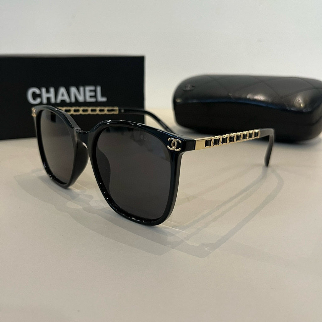 Chanel Oversized Silver Lens Sunglasses for Men & Women - 448957 - detail image 3