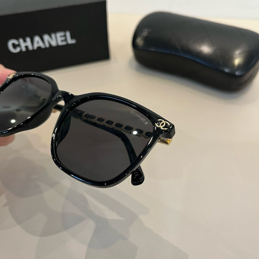 Chanel Oversized Silver Lens Sunglasses for Men & Women - 448957 - detail image 7