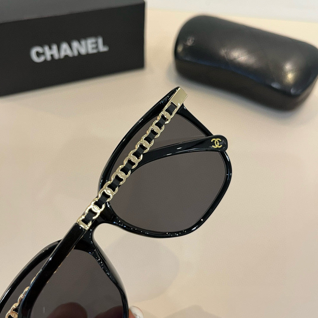 Chanel Oversized Silver Lens Sunglasses for Men & Women - 448957 - detail image 8