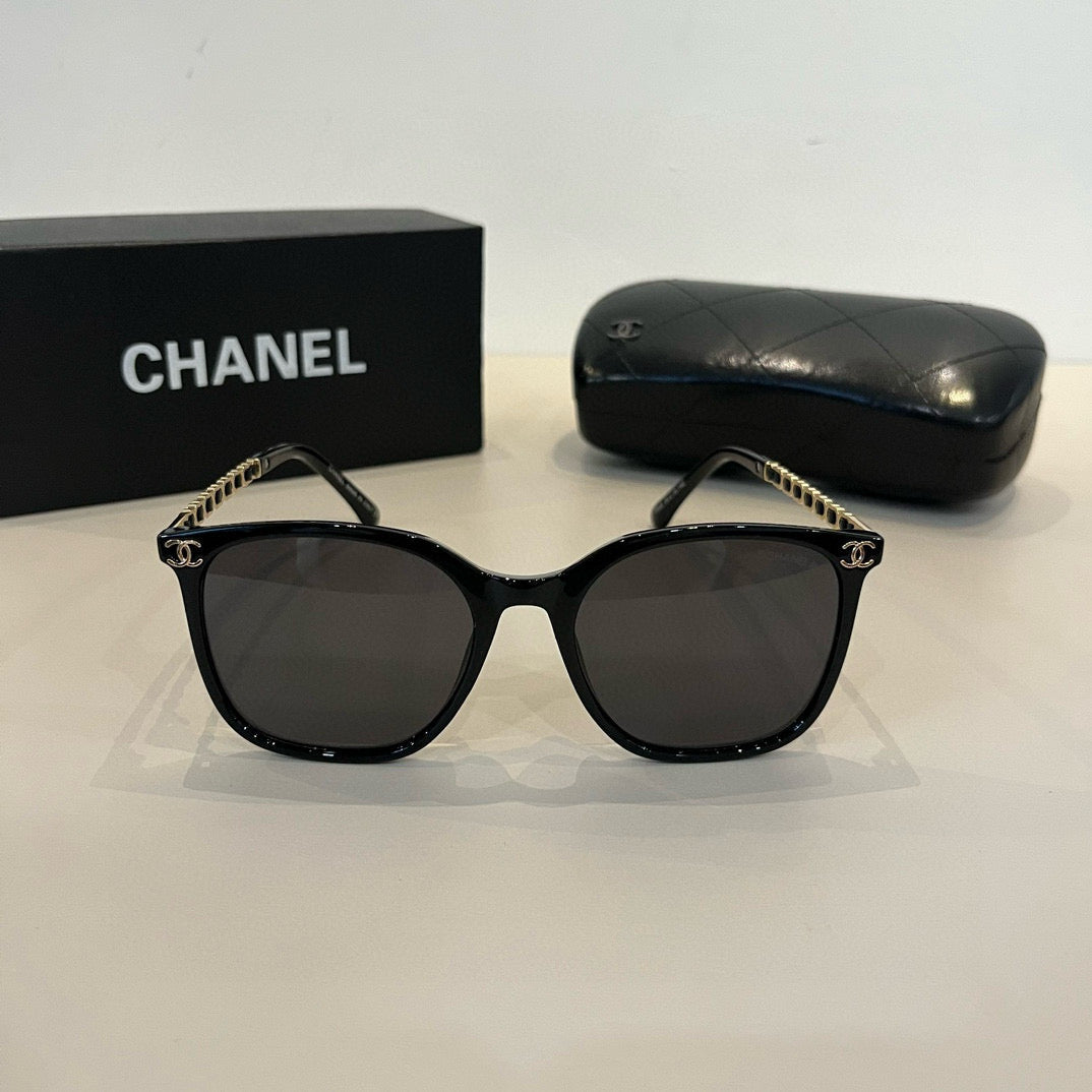 Chanel Oversized Silver Lens Sunglasses for Men & Women - 448957 - detail image 2
