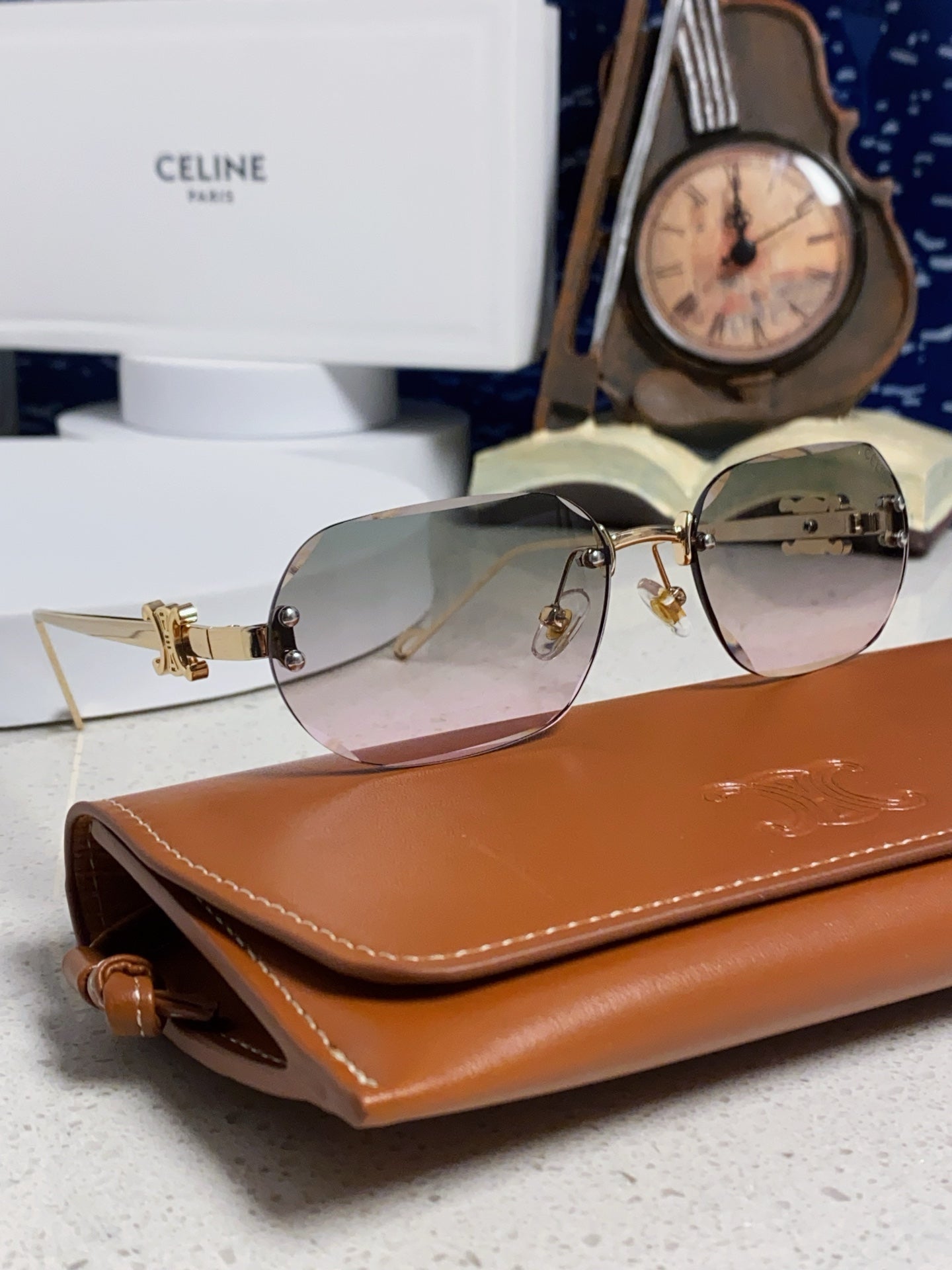 Celine Fashion Gray Lens Sunglasses for Men & Women - 398820 - detail image 10