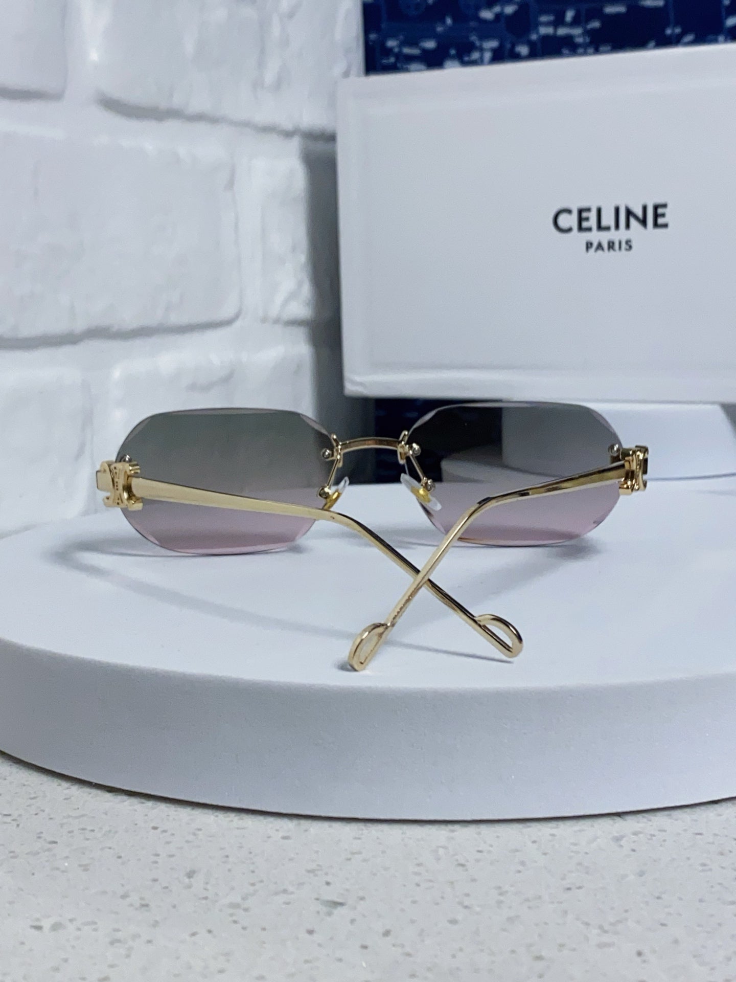 Celine Fashion Gray Lens Sunglasses for Men & Women - 398820 - detail image 3