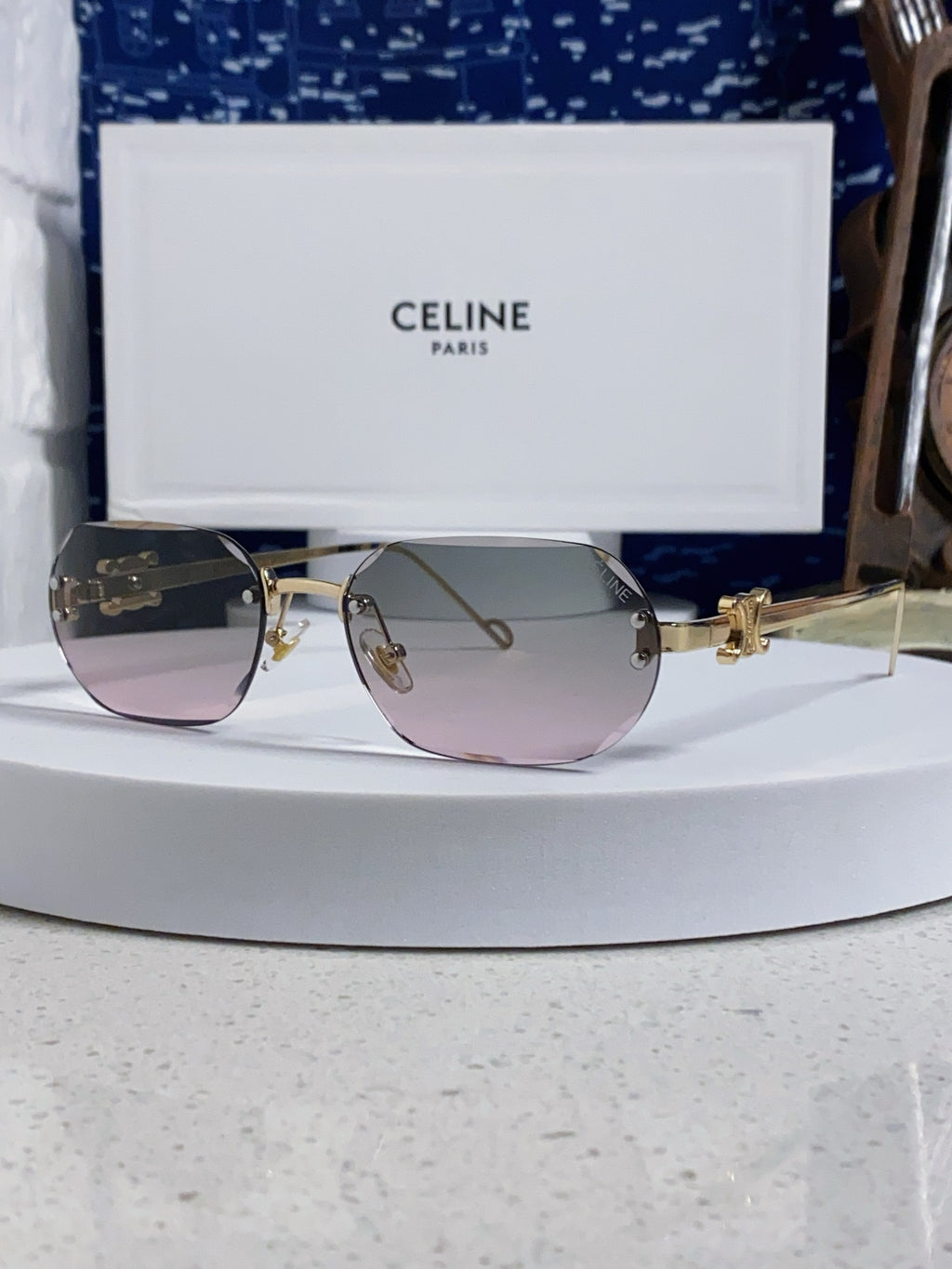 Celine Fashion Gray Lens Sunglasses for Men & Women - 398820