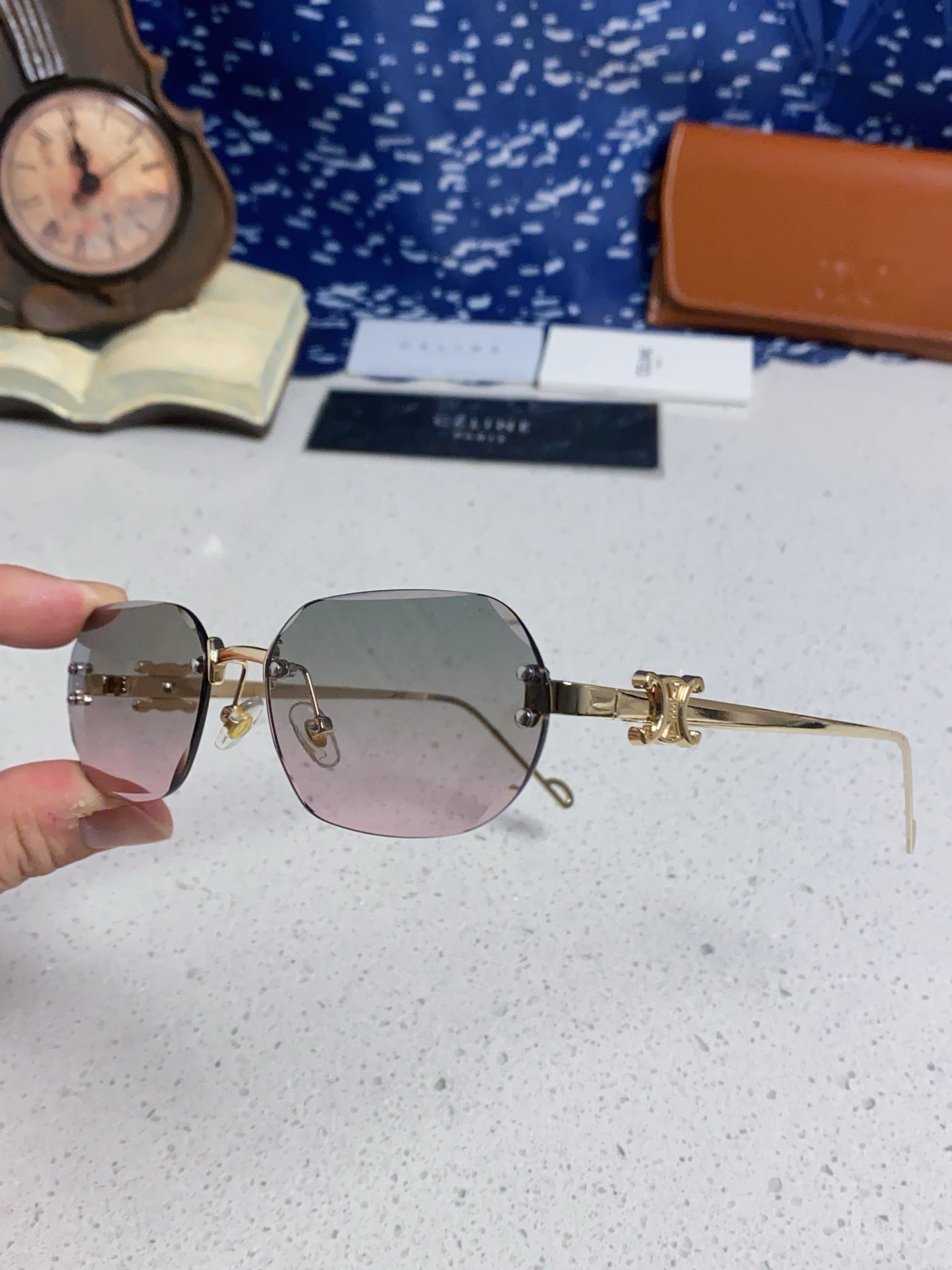 Celine Fashion Gray Lens Sunglasses for Men & Women - 398820 - detail image 6