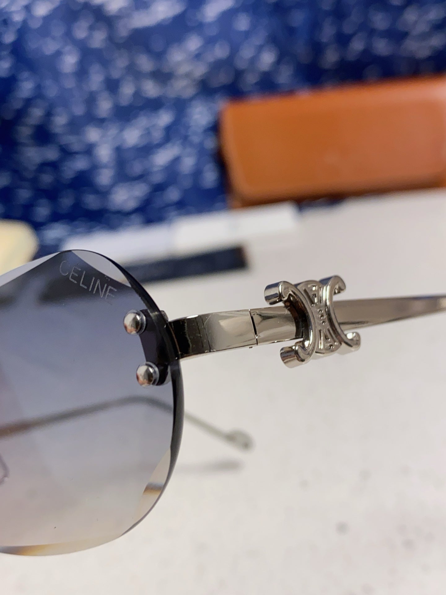 Celine Fashion Blue Lens Sunglasses for Men & Women - 398821 - detail image 7