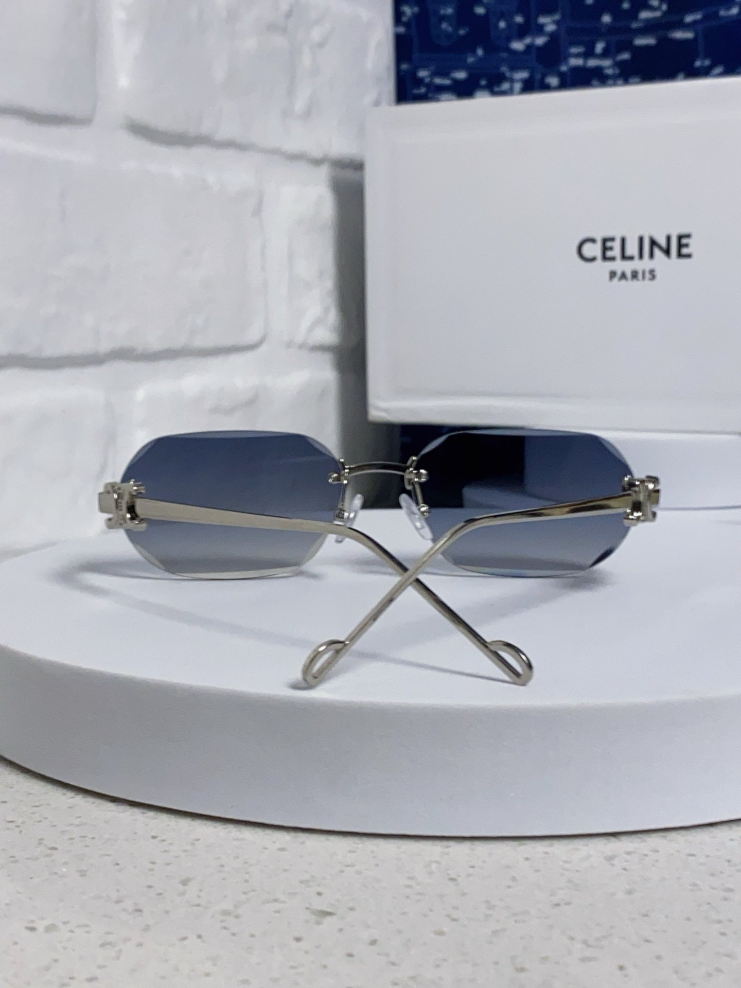 Celine Fashion Blue Lens Sunglasses for Men & Women - 398821 - detail image 3
