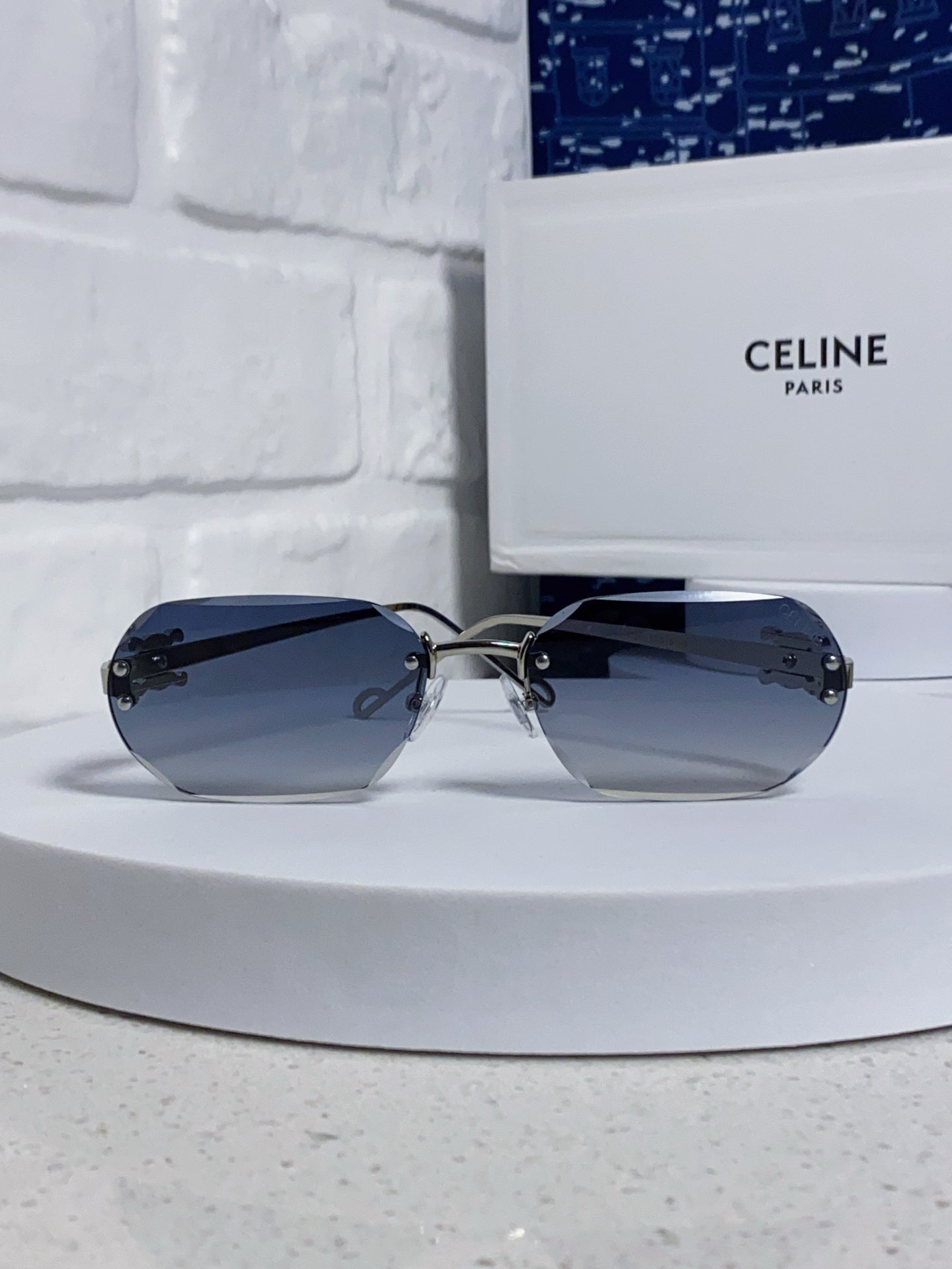 Celine Fashion Blue Lens Sunglasses for Men & Women - 398821 - detail image 2