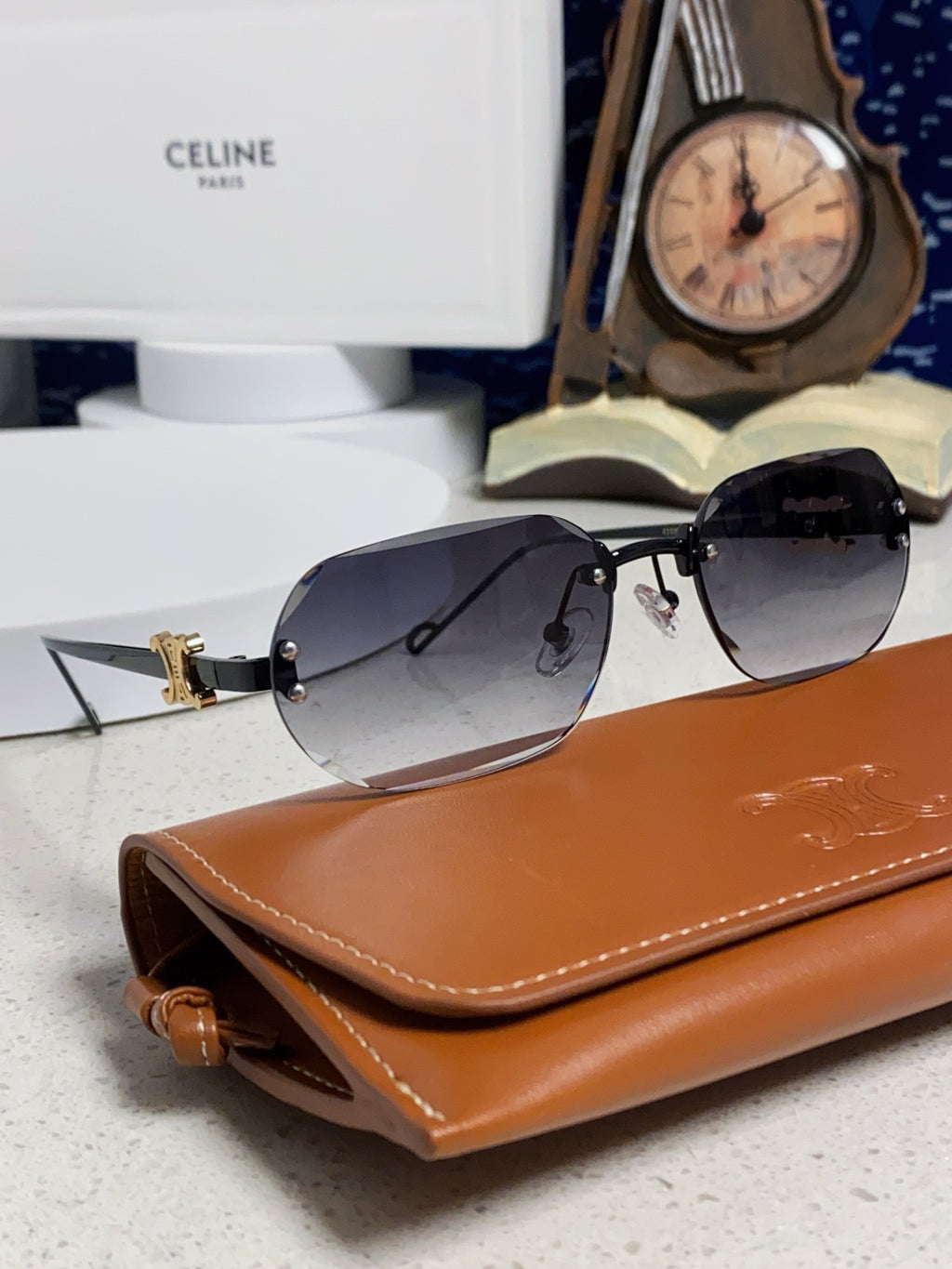 Celine Fashion Silver Lens Sunglasses for Men & Women - 398822 - detail image 10