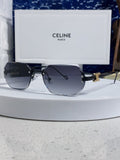 Celine Fashion Silver Lens Sunglasses for Men & Women - 398822