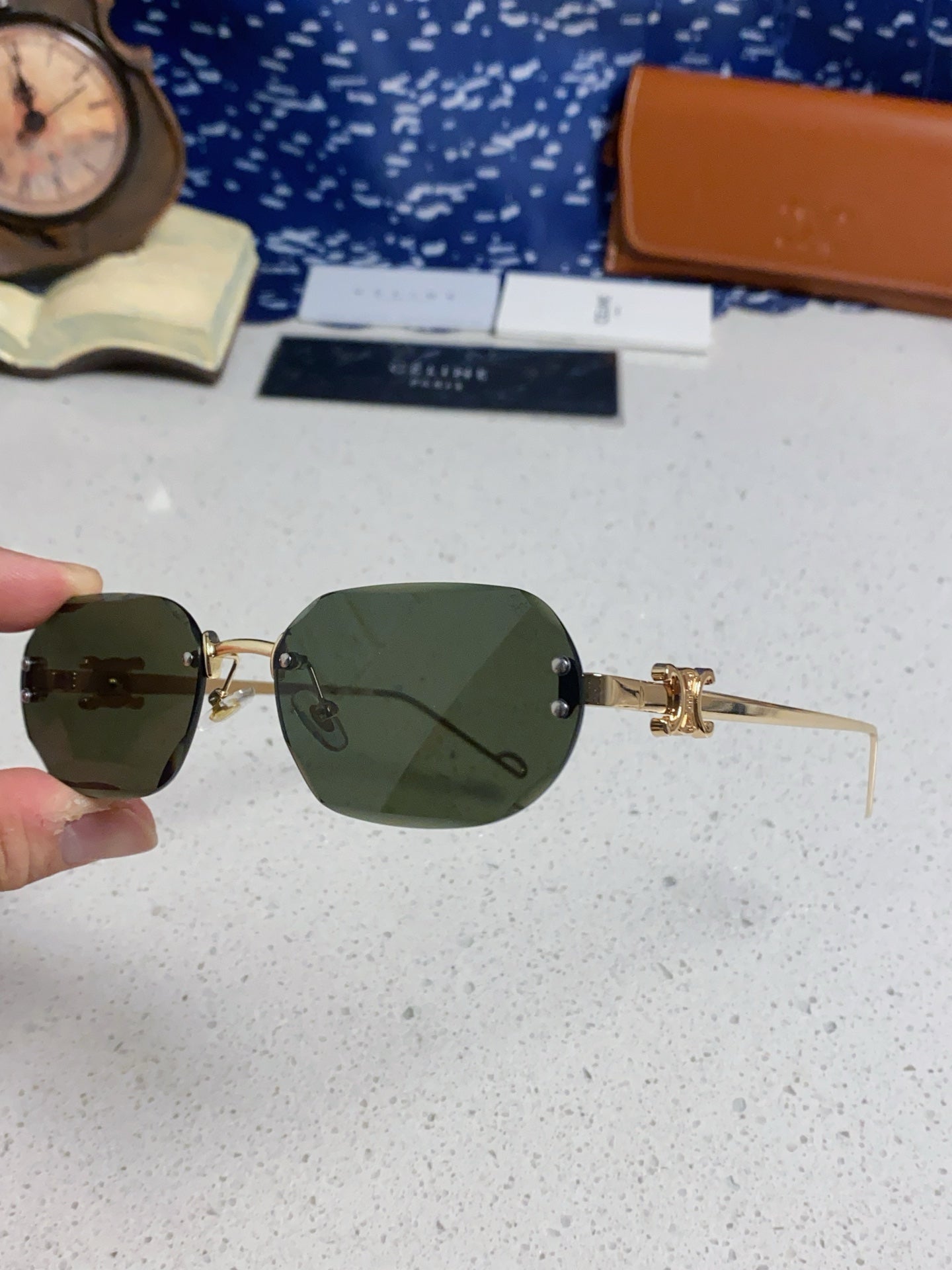Celine Fashion Gray Lens Sunglasses for Men & Women - 398823 - detail image 6