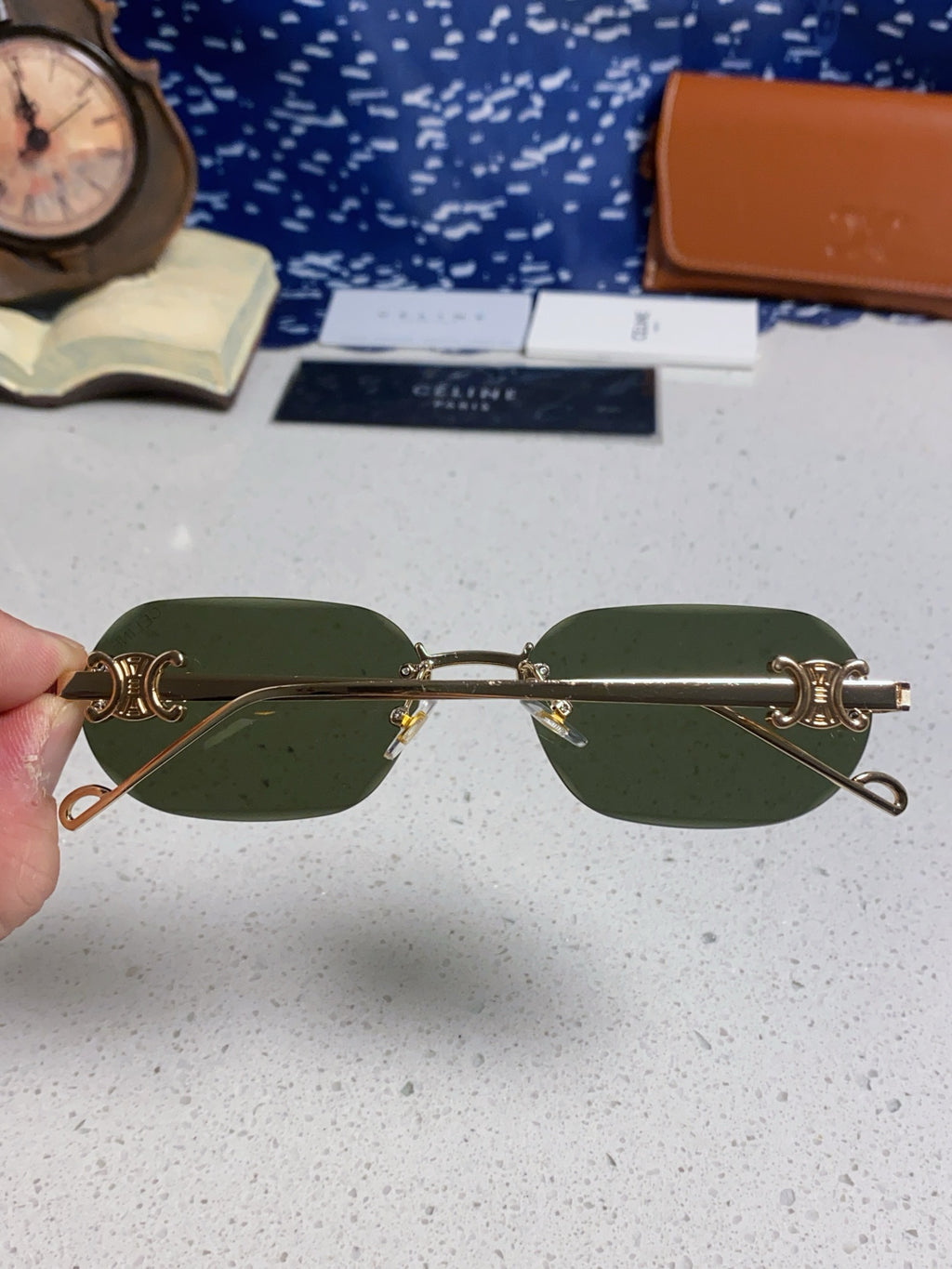Celine Fashion Gray Lens Sunglasses for Men & Women - 398823 - detail image 5