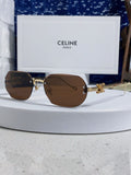 Celine Fashion Brown Lens Sunglasses for Men & Women - 398824