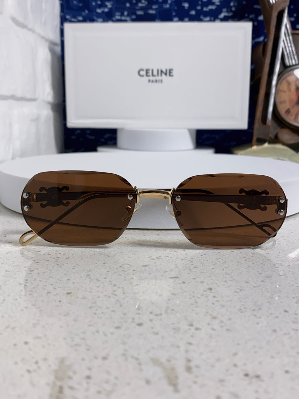 Celine Fashion Brown Lens Sunglasses for Men & Women - 398824 - detail image 9