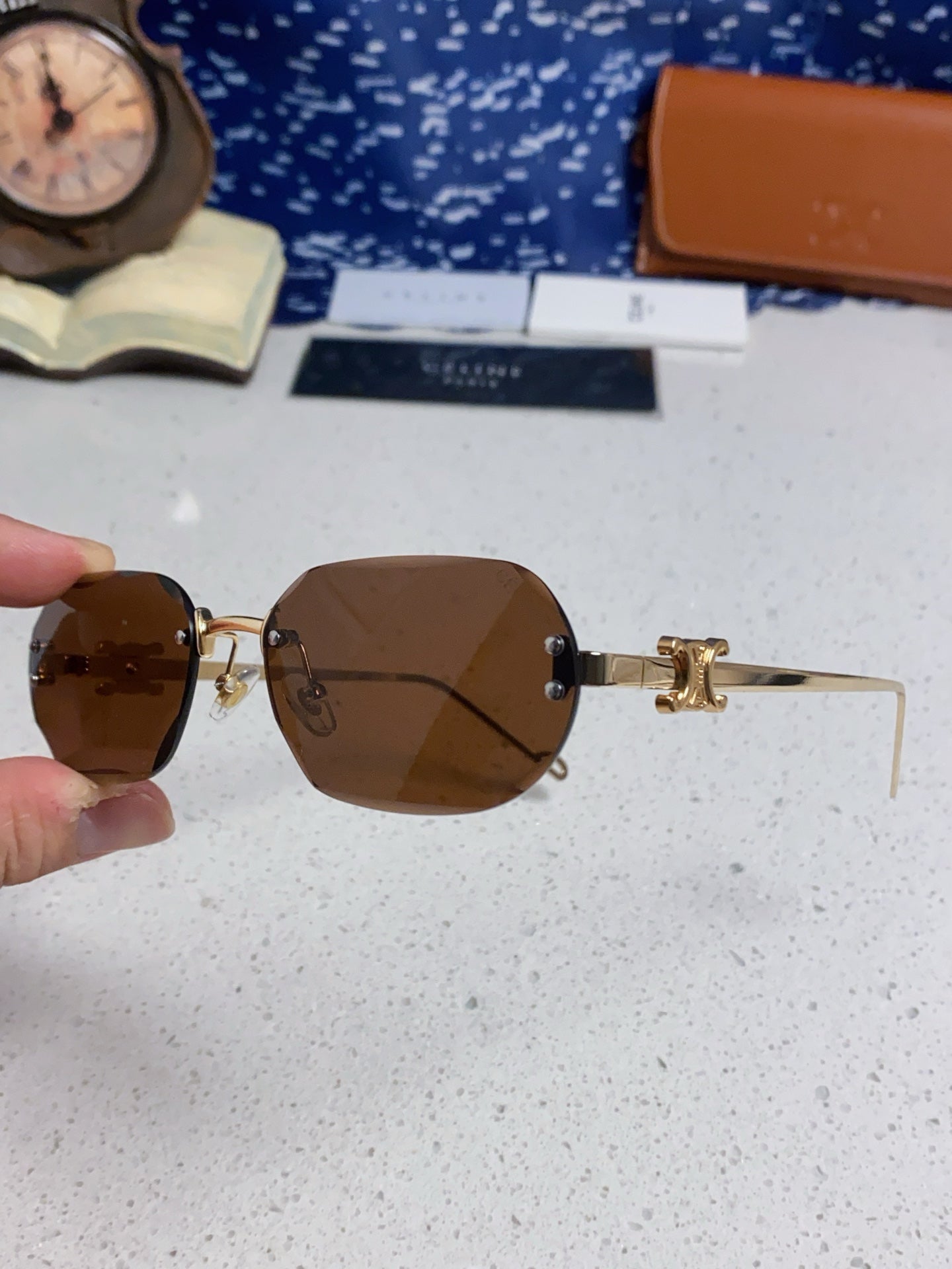 Celine Fashion Brown Lens Sunglasses for Men & Women - 398824 - detail image 6