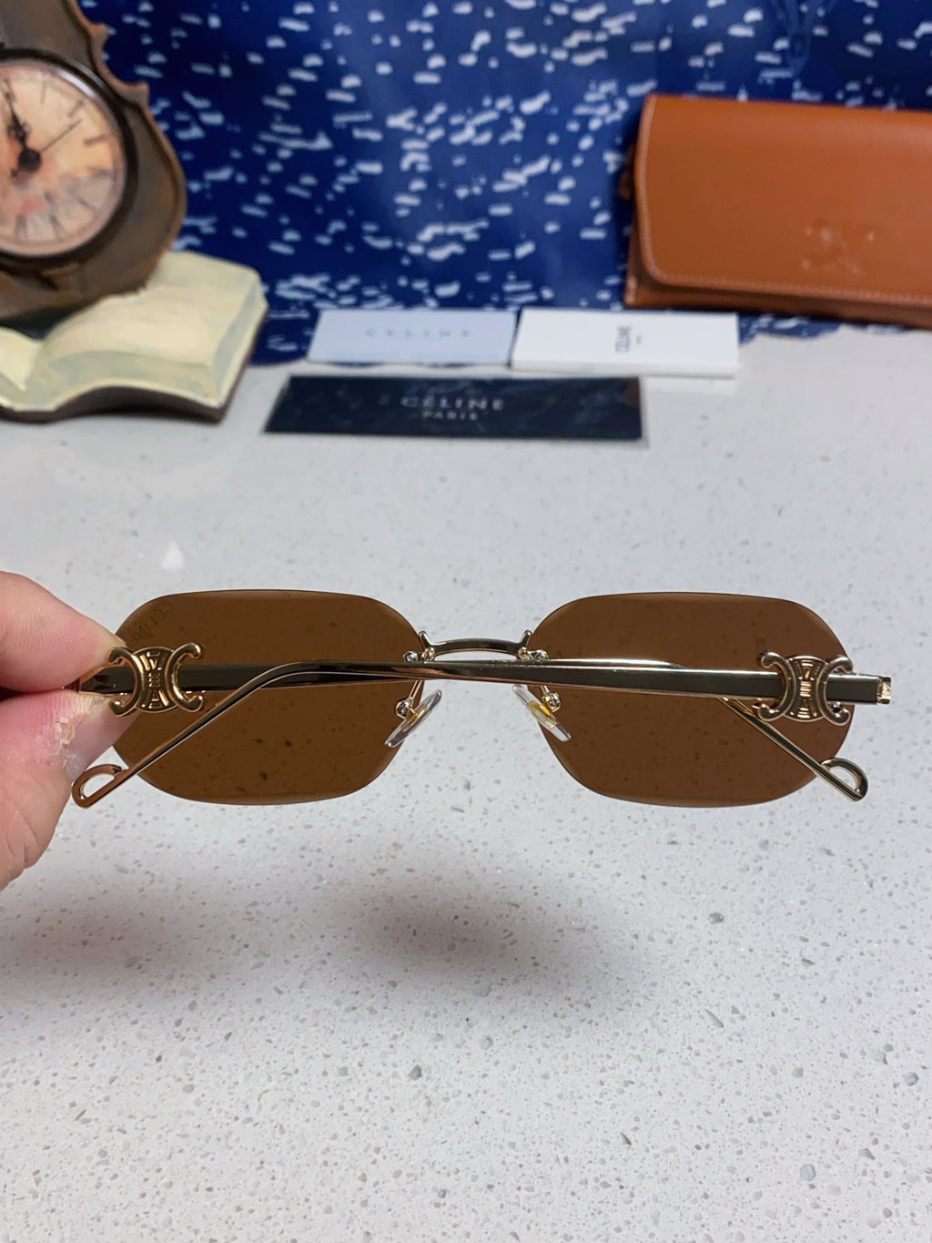 Celine Fashion Brown Lens Sunglasses for Men & Women - 398824 - detail image 5