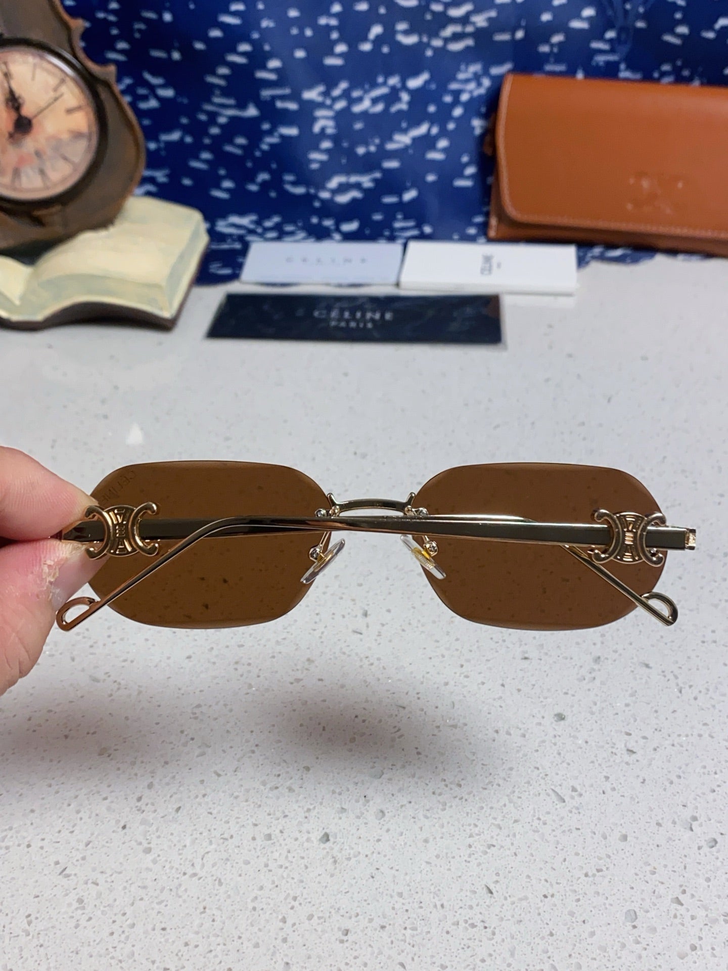 Celine Fashion Brown Lens Sunglasses for Men & Women - 398824 - detail image 5