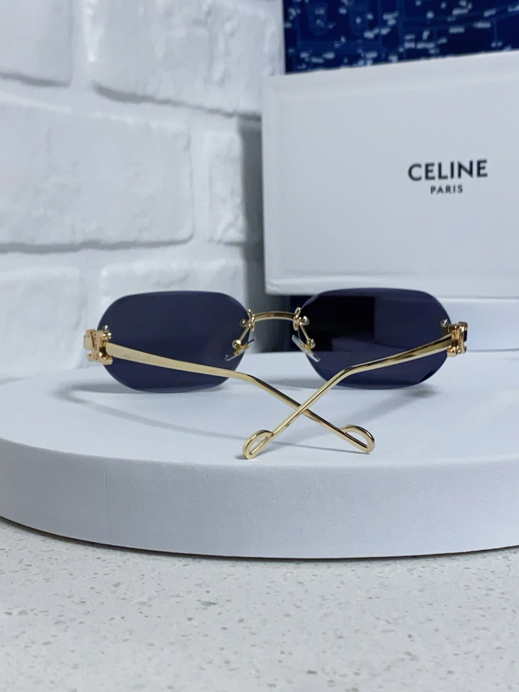 Celine Fashion Blue Lens Sunglasses for Men & Women - 398825 - detail image 3