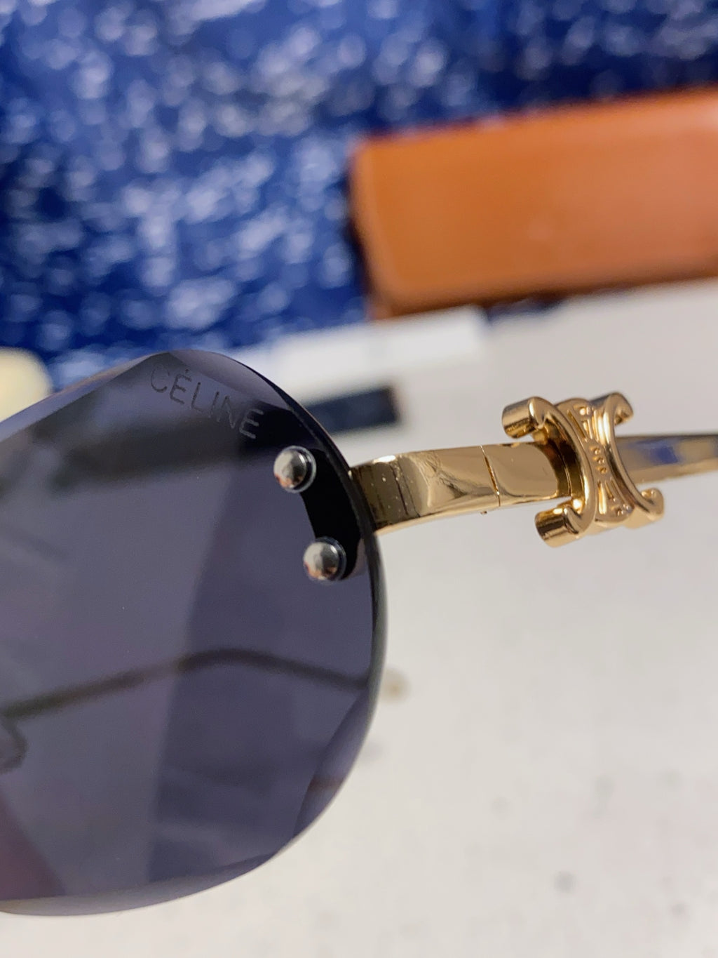 Celine Fashion Blue Lens Sunglasses for Men & Women - 398825 - detail image 7