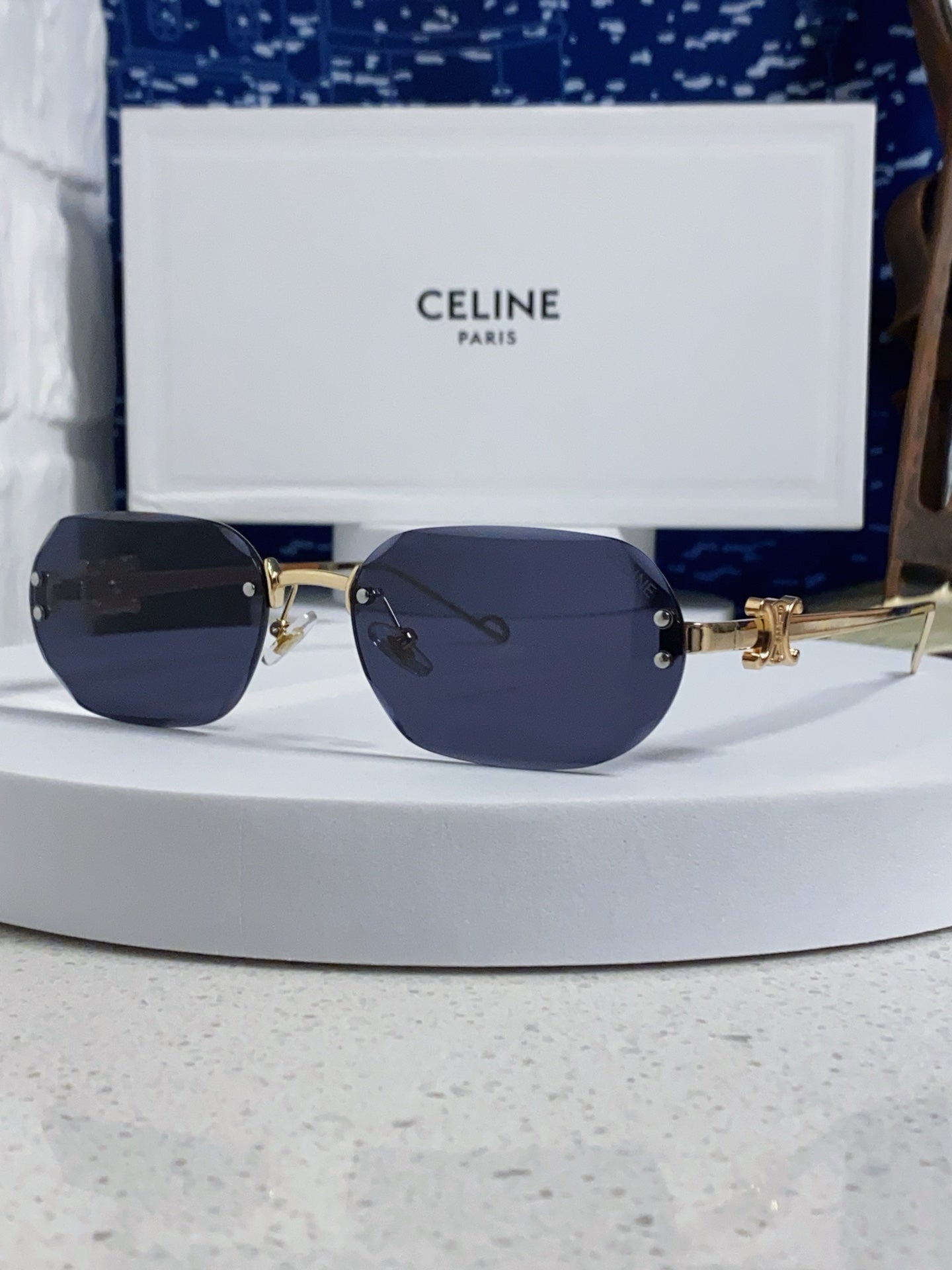 Celine Fashion Blue Lens Sunglasses for Men & Women - 398825