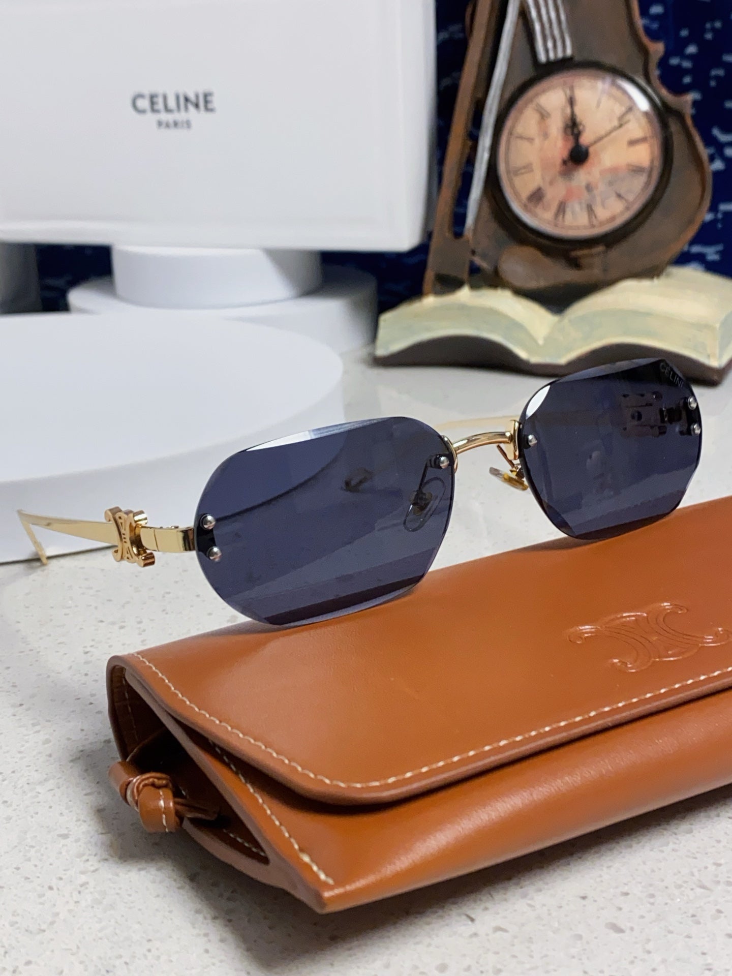 Celine Fashion Blue Lens Sunglasses for Men & Women - 398825 - detail image 10