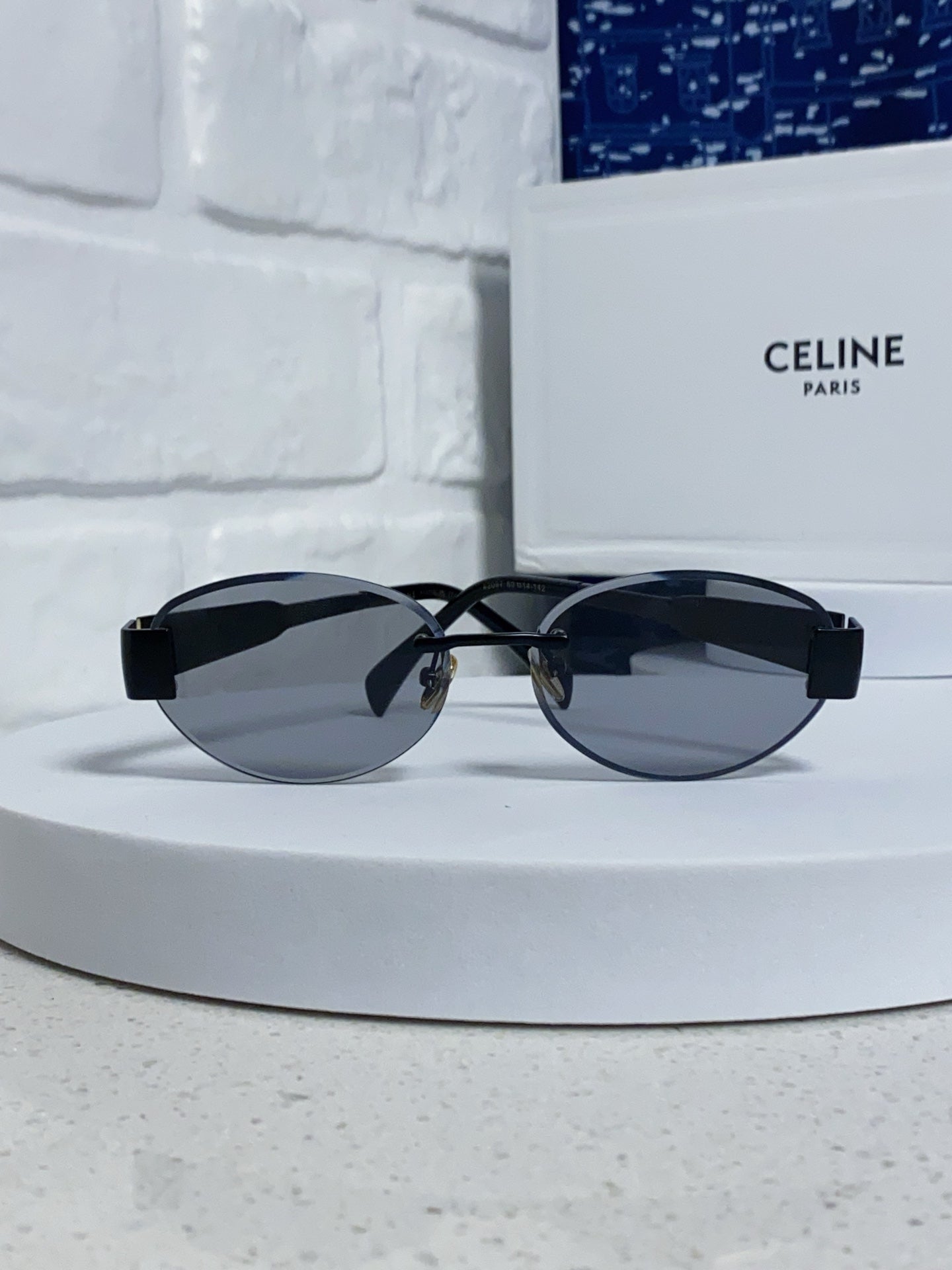 Celine Metal Round Gray Lens Sunglasses for Men & Women - 398826 - detail image 2