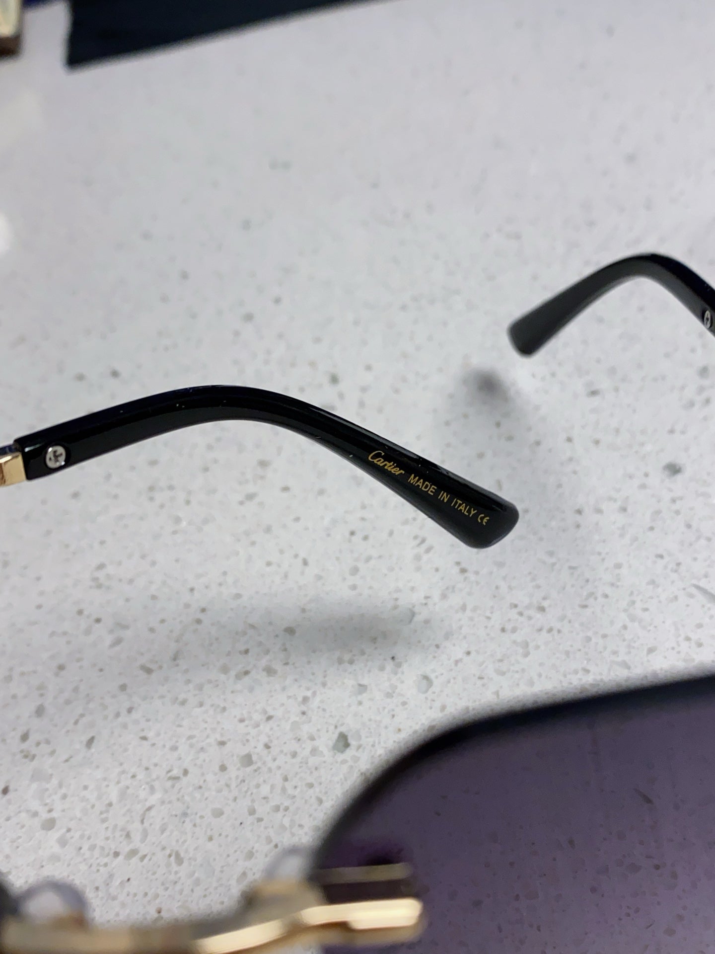 Cartier Lightweight Metal Rimless Silver Lens Sunglasses for Men & Wo - 432229 - detail image 8