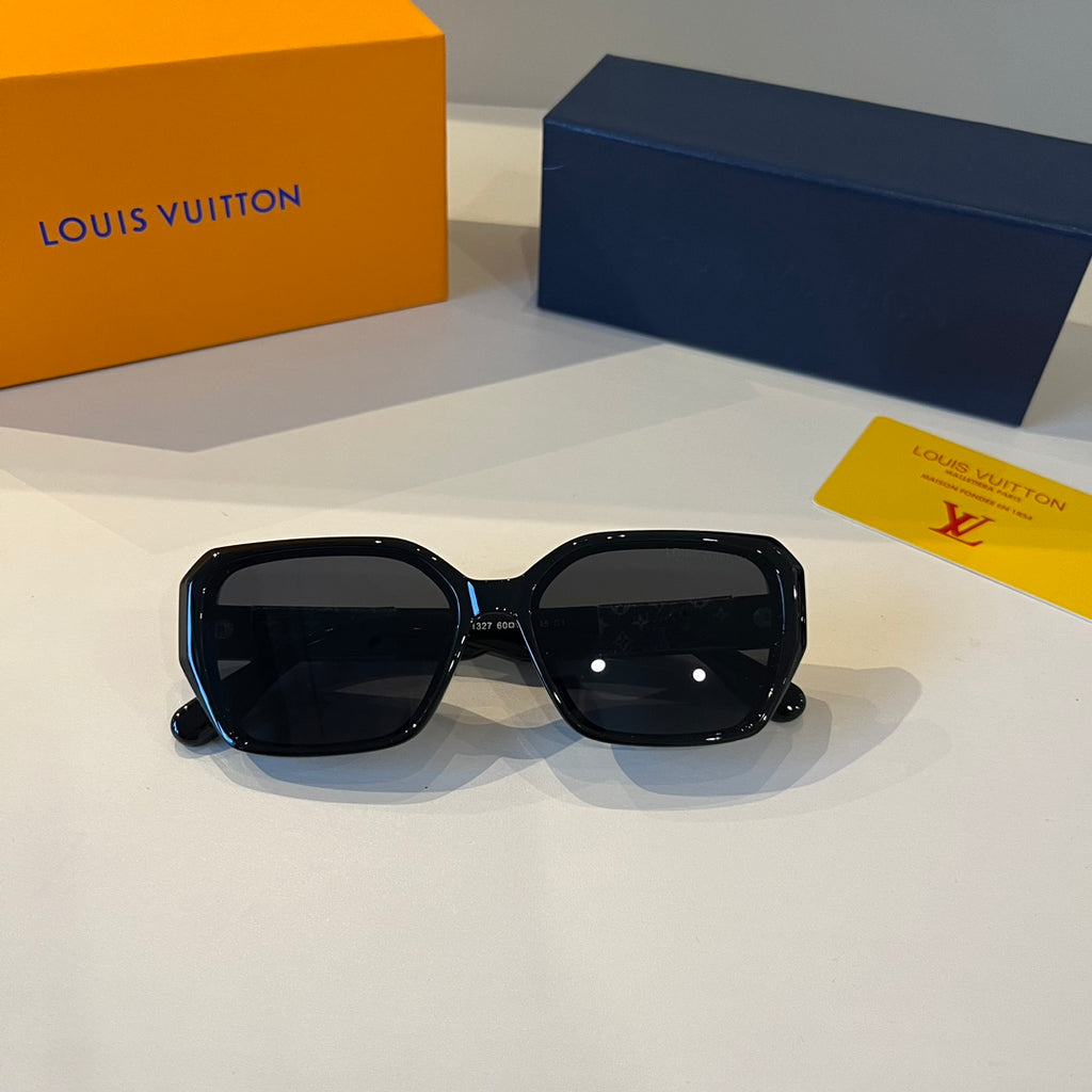 Louis Vuitton Metal Aviator Black Lens Sunglasses for Men & Women - detail image 10