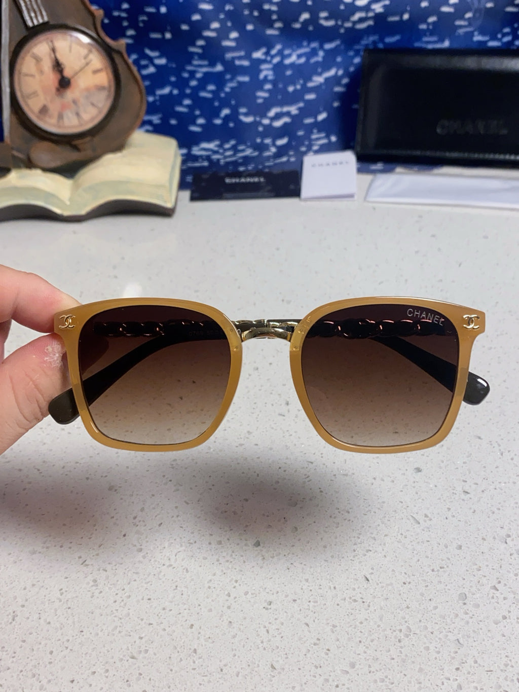 Chanel Fashion Brown Lens Sunglasses for Men & Women - 449085 - detail image 4