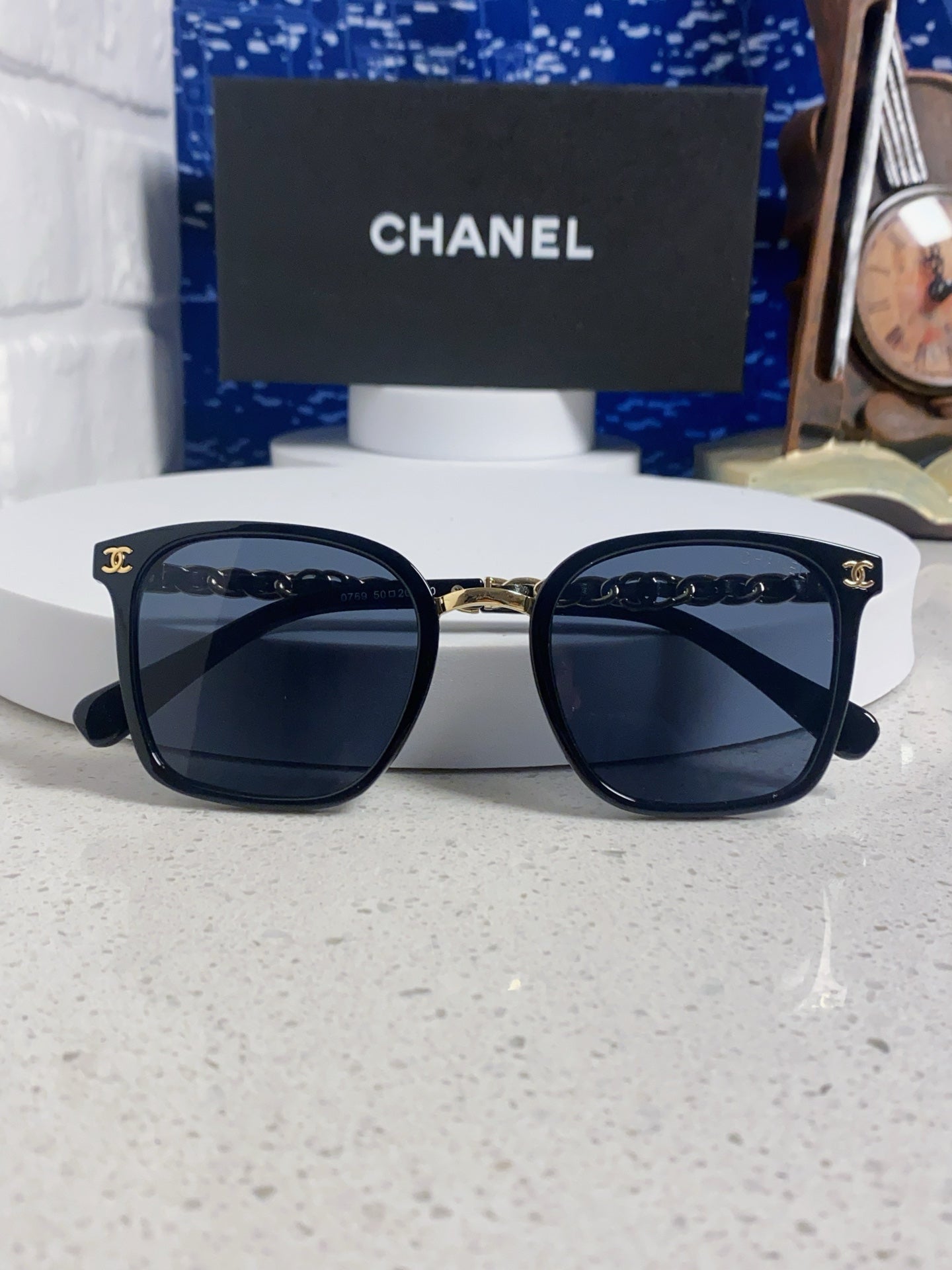 Chanel Fashion Blue Lens Sunglasses for Men & Women - 448887 - detail image 9