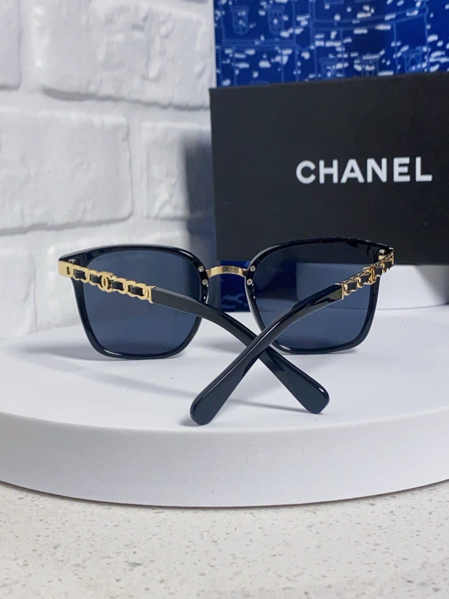 Chanel Fashion Blue Lens Sunglasses for Men & Women - 448887 - detail image 3