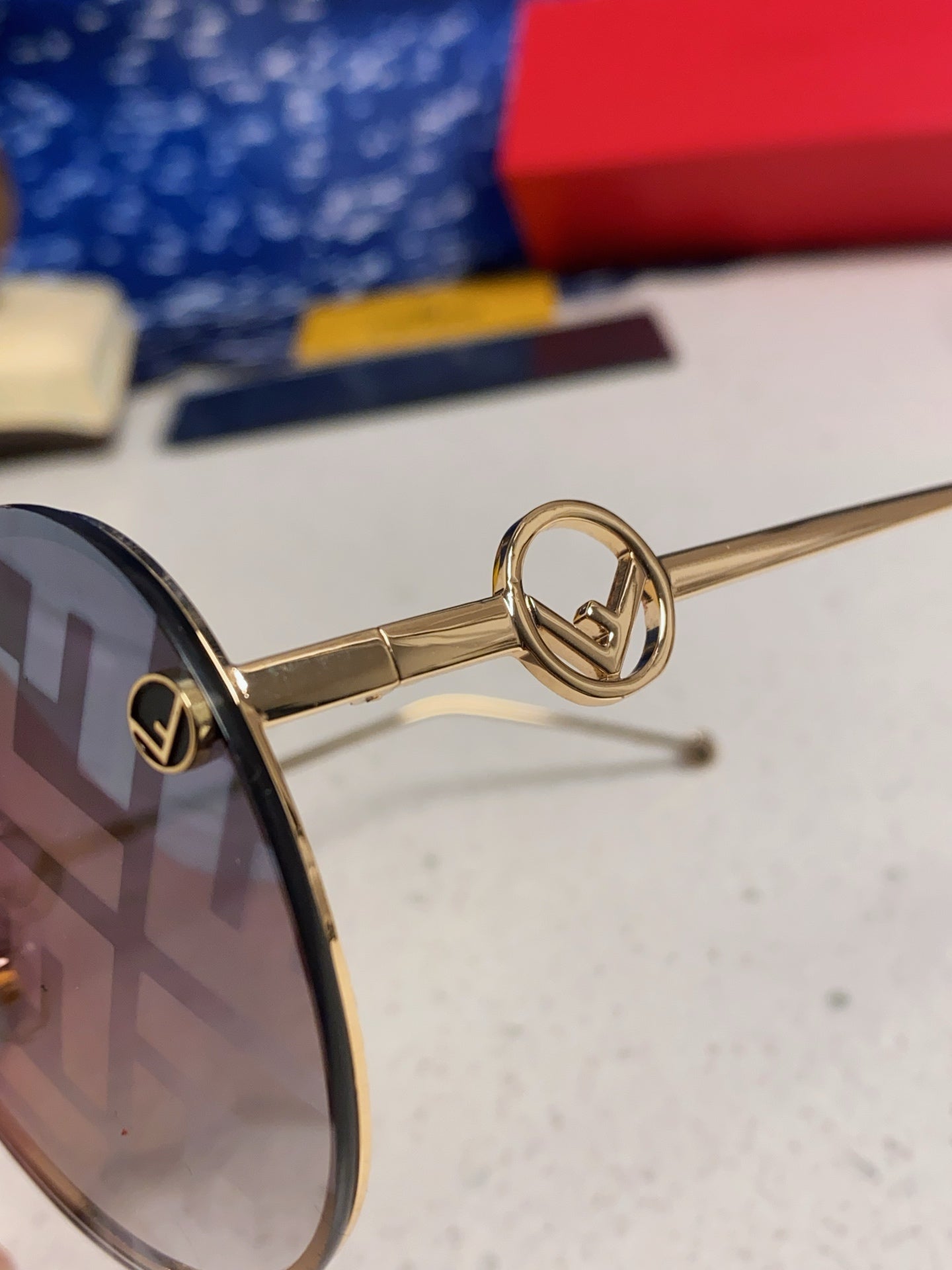 Fendi Aviator Gray Lens Sunglasses for Men & Women - 416311 - detail image 7