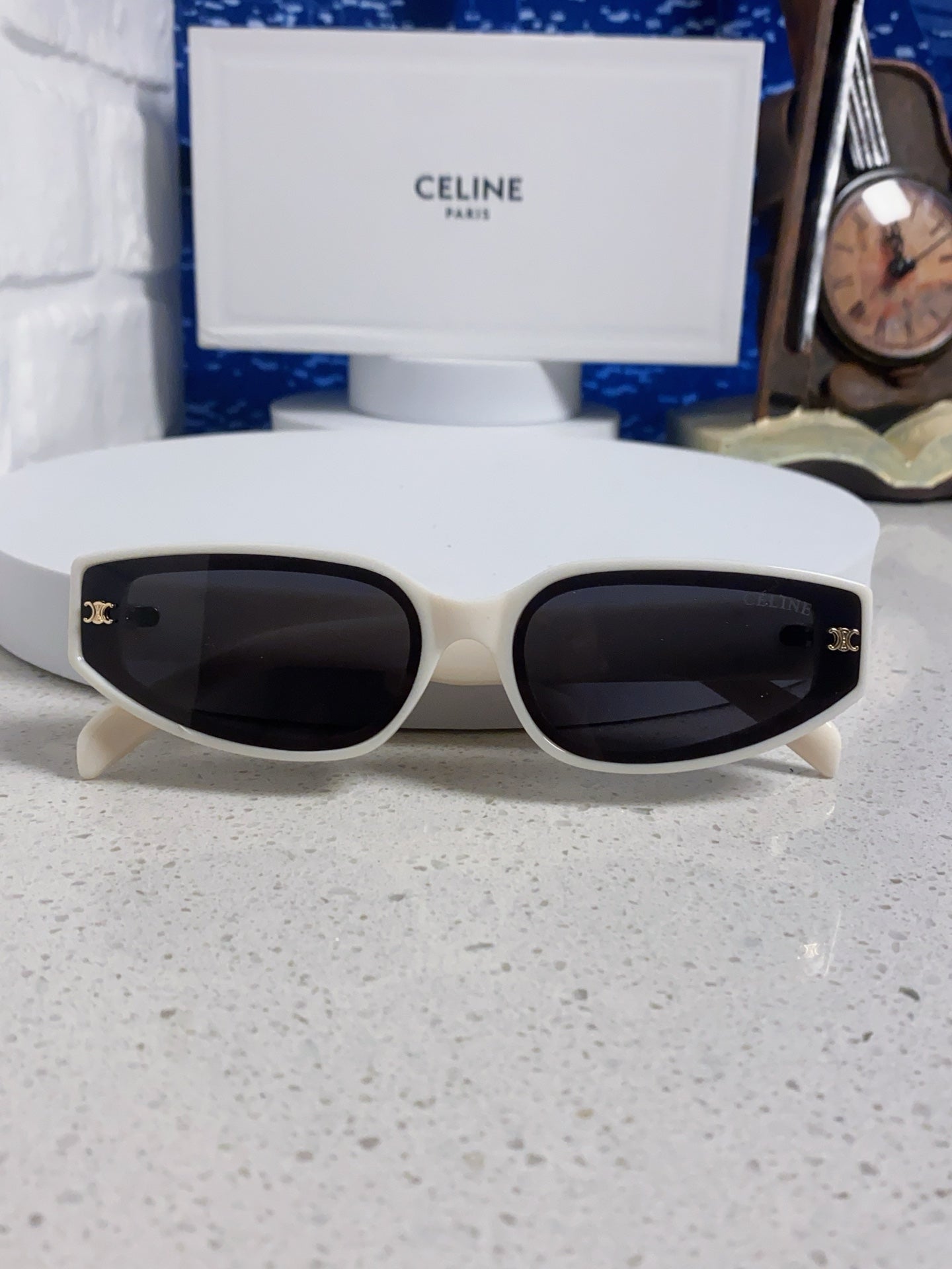 Celine Cat-Eye Gray Lens Sunglasses for Men & Women - 415615 - detail image 8