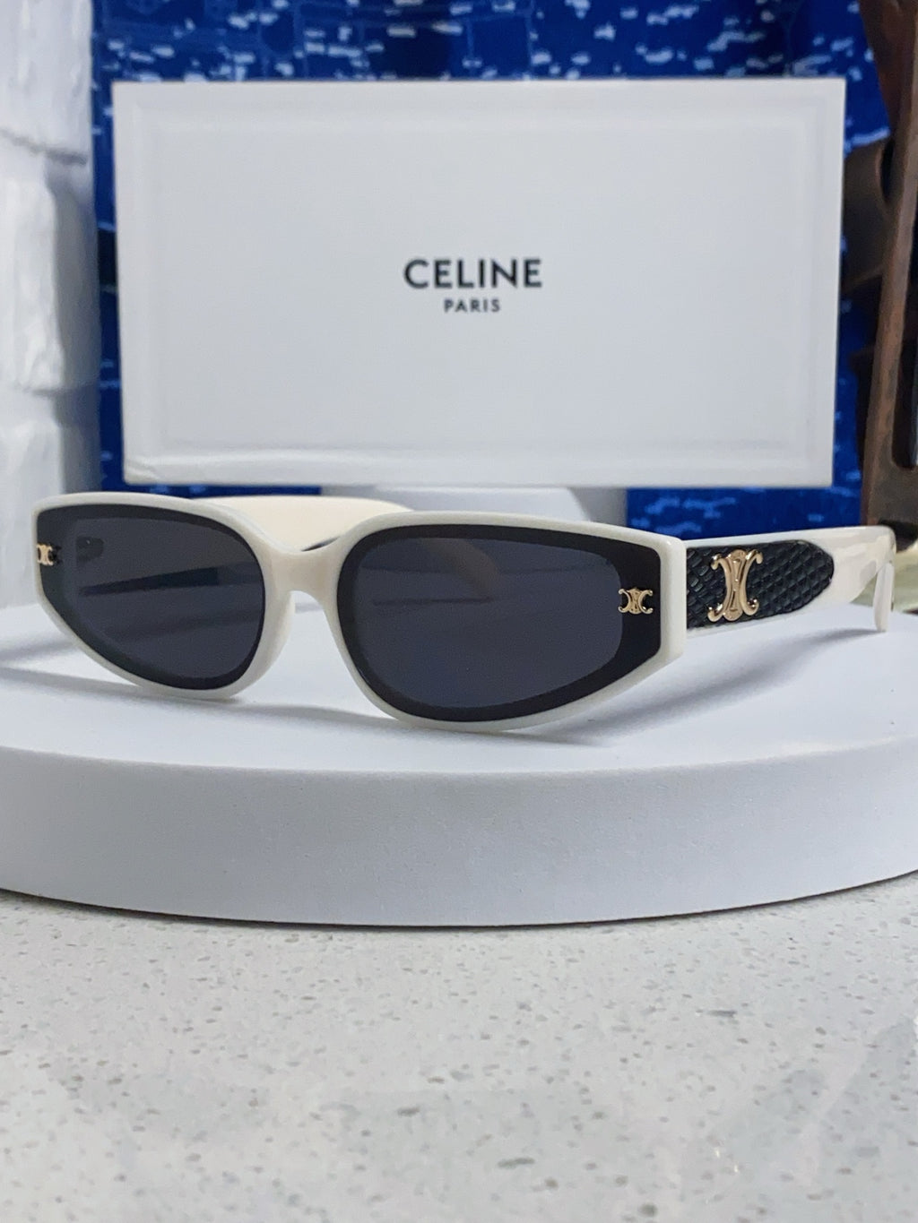 Celine Cat-Eye Gray Lens Sunglasses for Men & Women - 415615