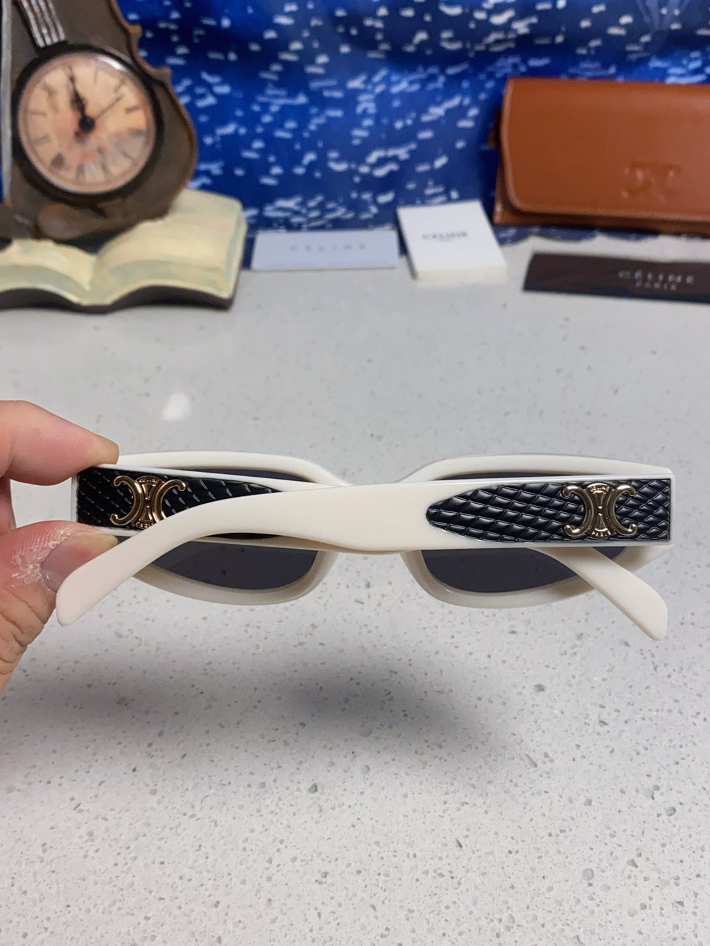 Celine Cat-Eye Gray Lens Sunglasses for Men & Women - 432026 - detail image 5